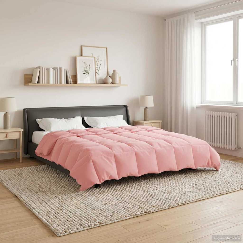 Winter Dekbed Gekwilt Roze 220 x 240 cm Microfiber – afbeelding 1