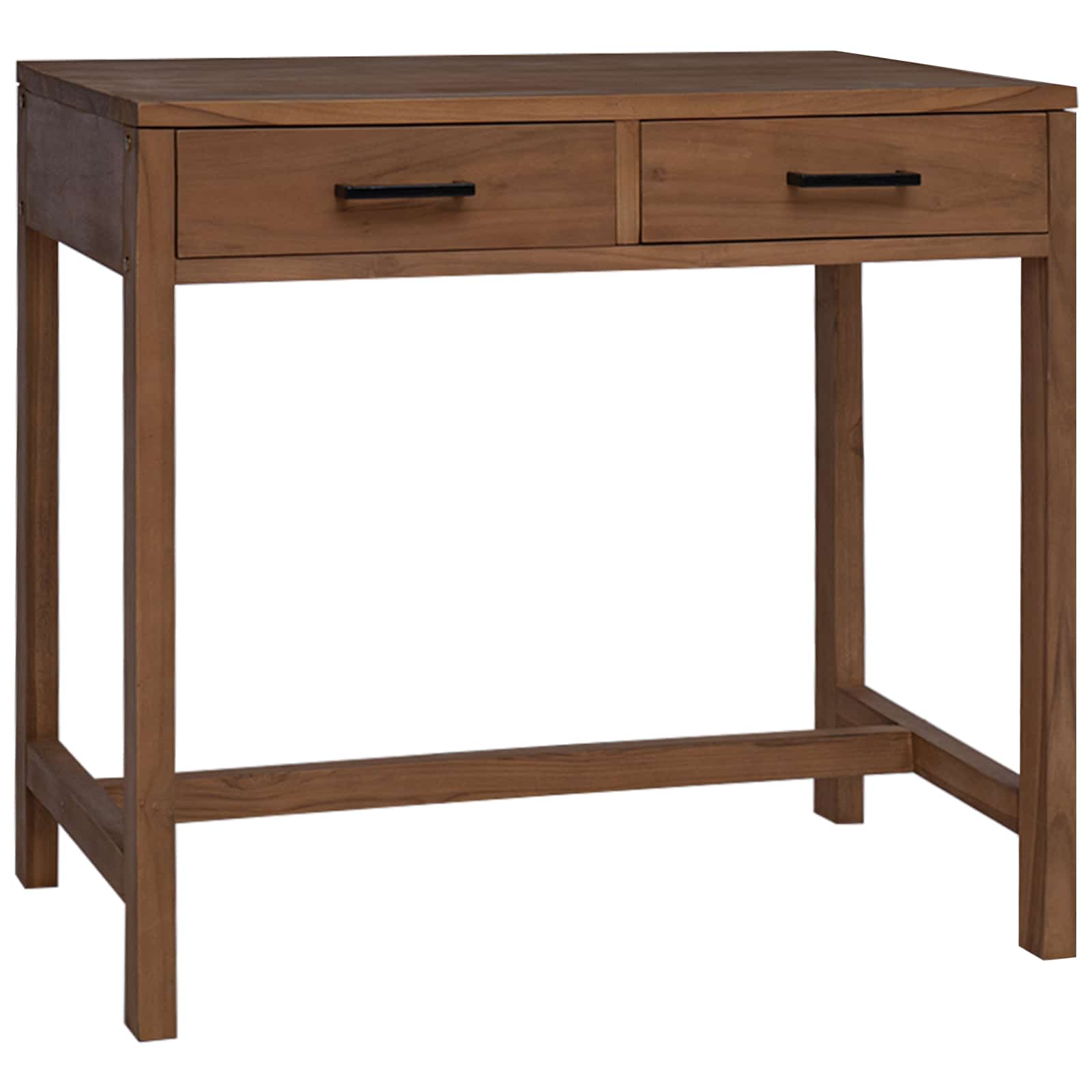 Bureau met lades Naturel Massief Teakhout 80 x 50 x 75 cm