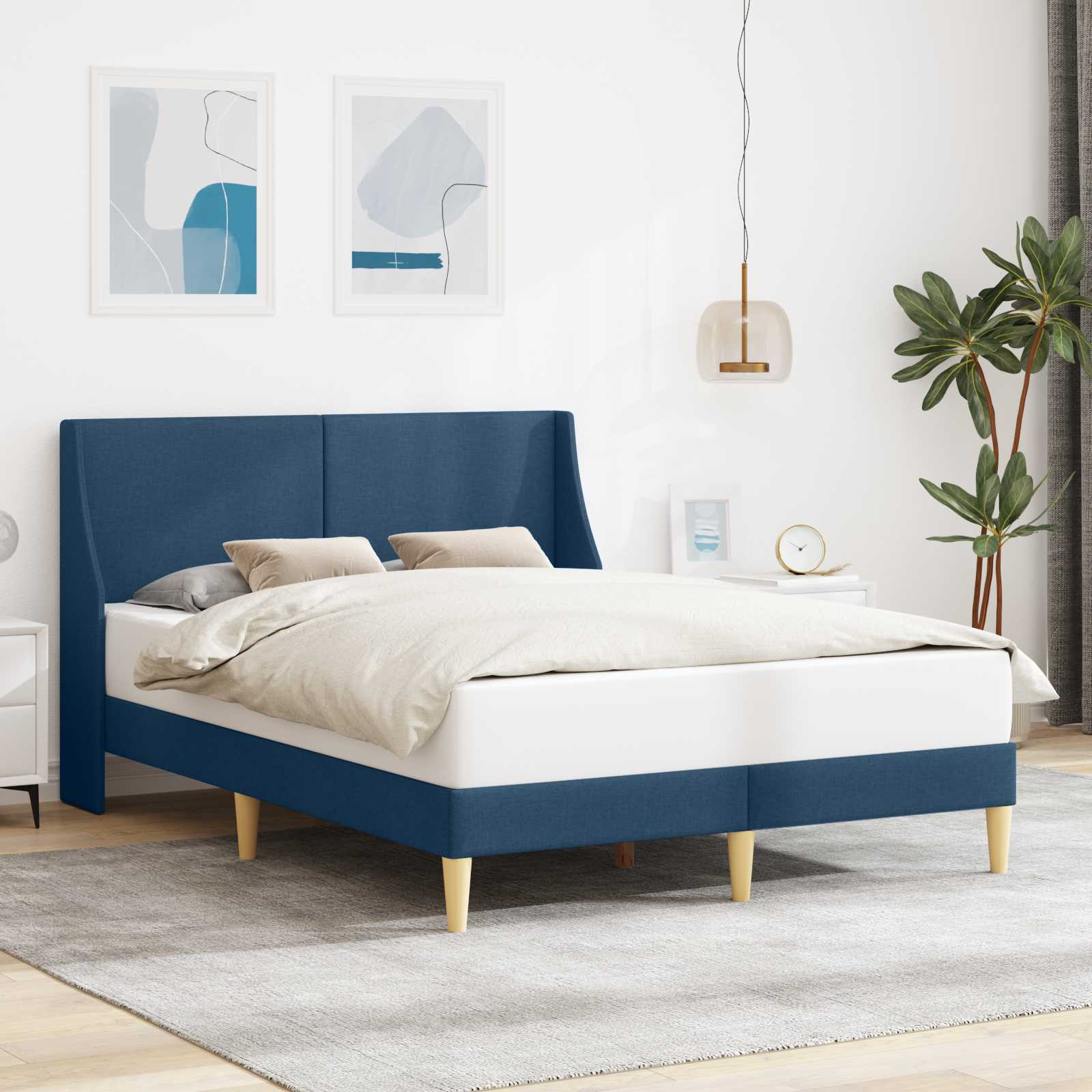 Bedframe met hoofdeinde aansluitplaat