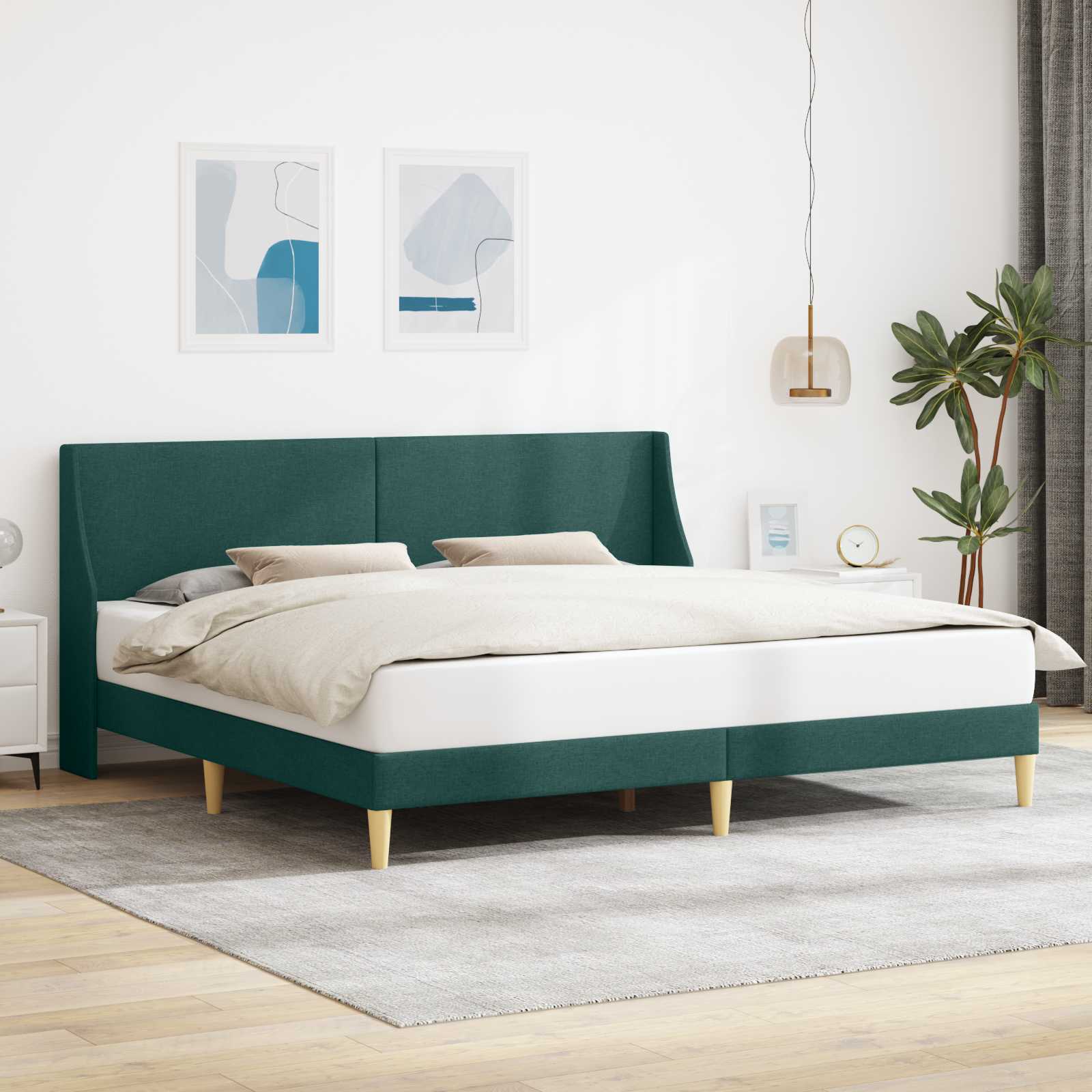 Bedframe met hoofdeinde aansluitplaat