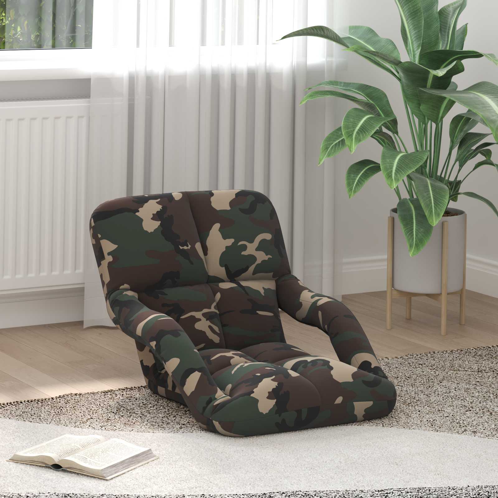 Verstelbare vlo stoelen Legergroen 58 x 62 x 58 cm Stof