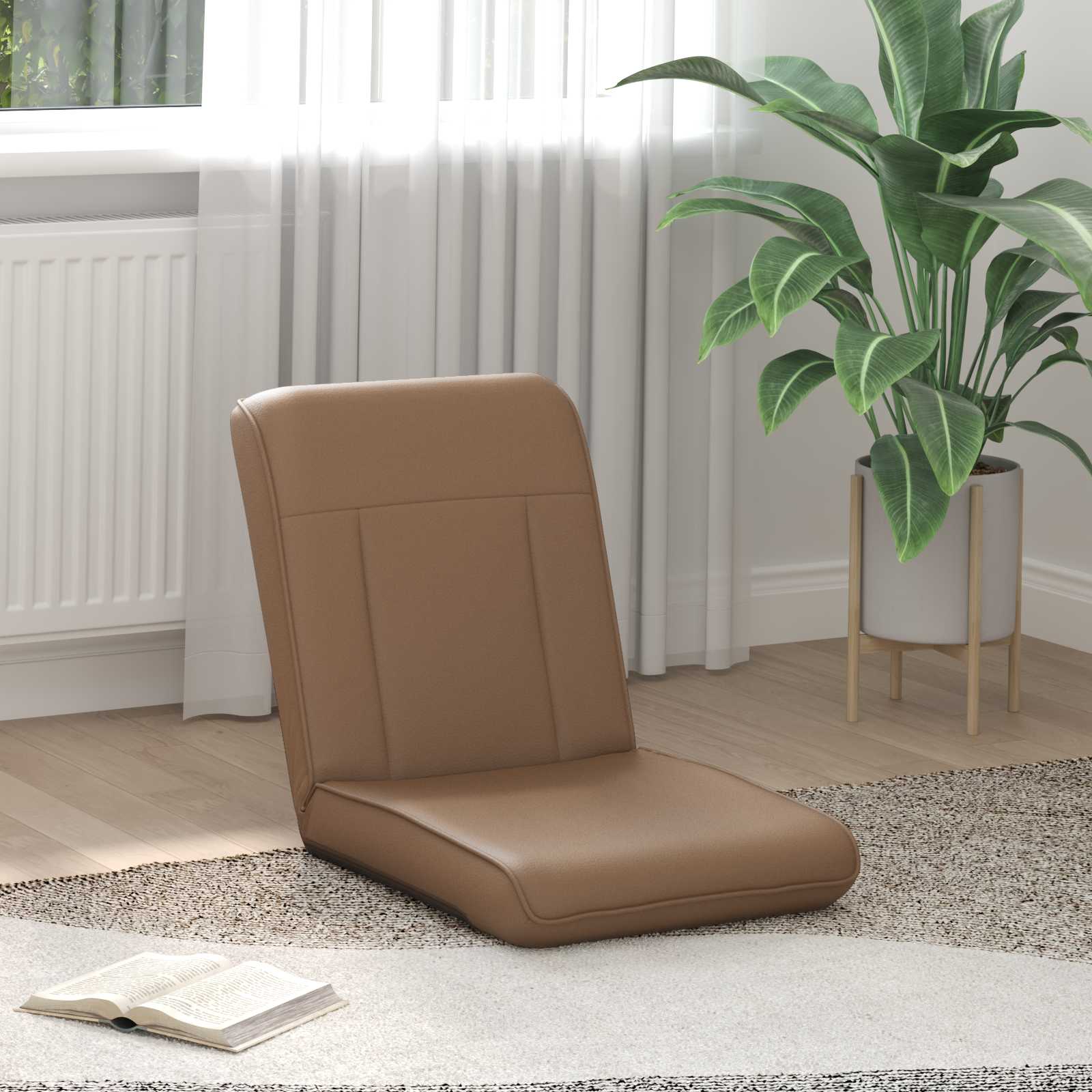 Vloerstoel Cappuccino 50 x 73 x 60 cm Nep Leer
