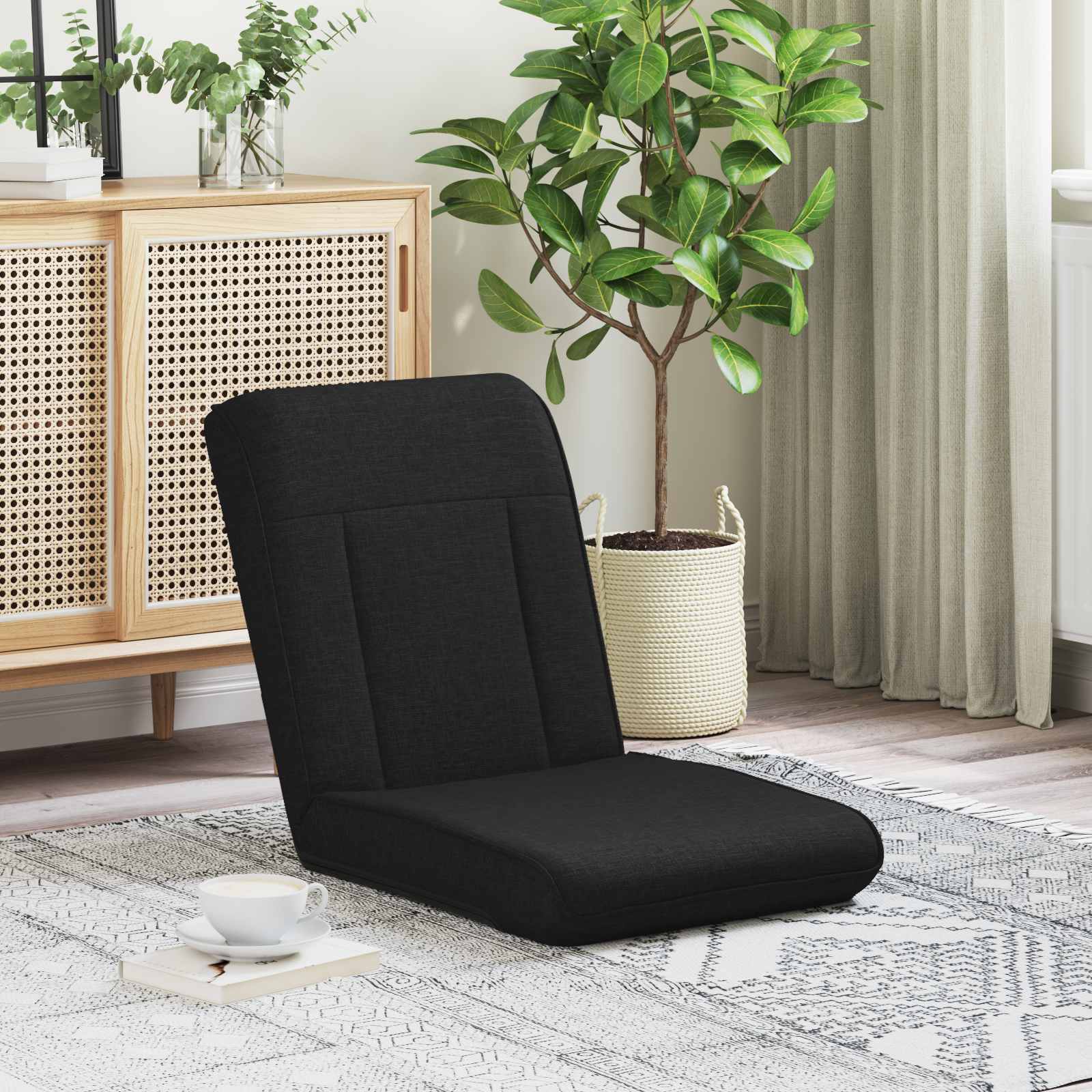 Vloerstoel Zwart 50 x 73 x 60 cm Stof