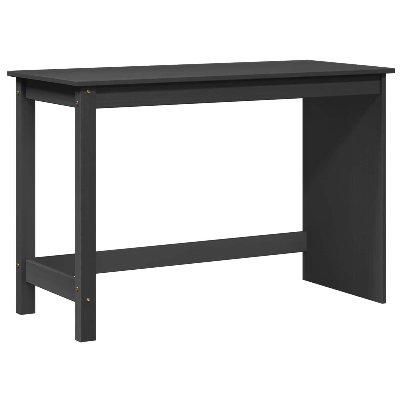 Bureau Grijs 112 x 50 x 75 cm Massief Vurenhout