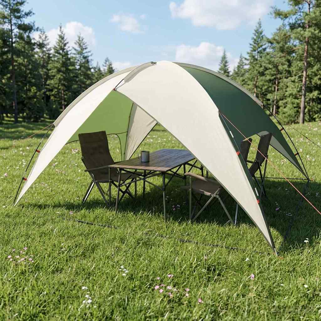 Camping Tent met Regenhoes Waterdicht Groen 360 x 245 x 185 cm