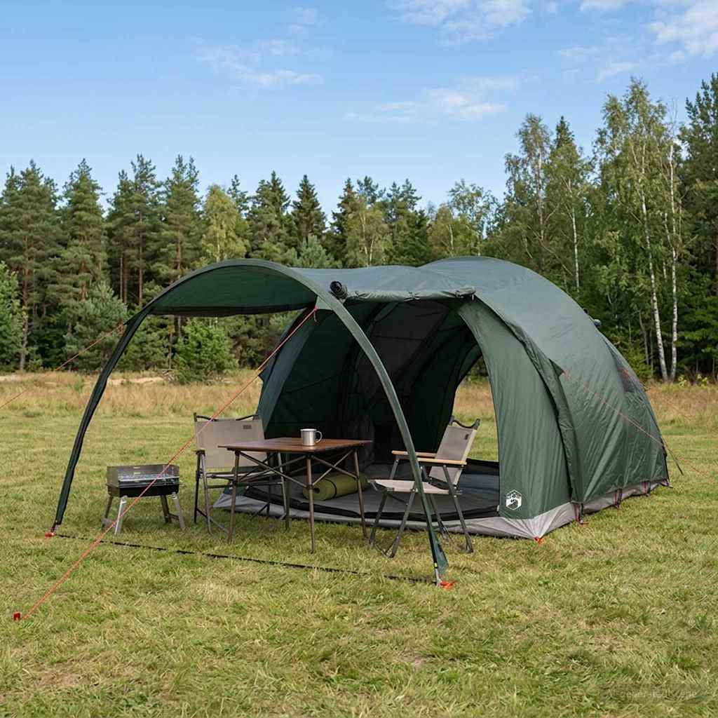 Tunneltent Legergroen 370 x 275 x 210 cm Polyester en staal