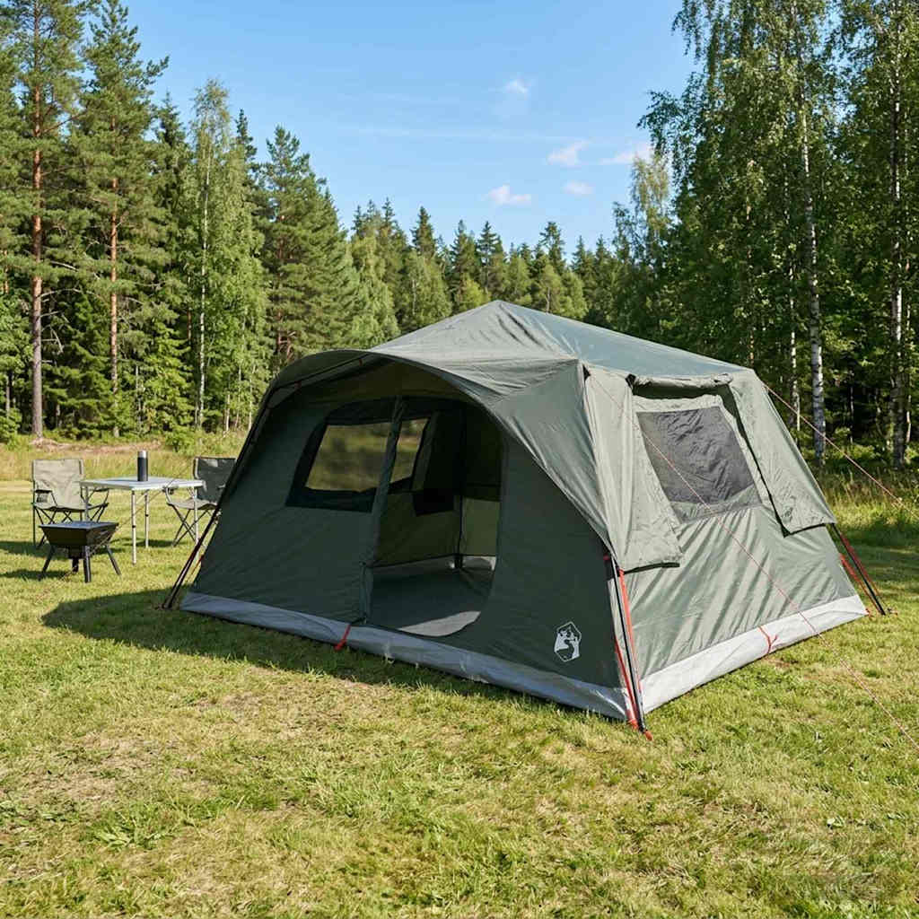 Directe Tent Legergroen 365 x 280 x 200 cm Polyester en staal