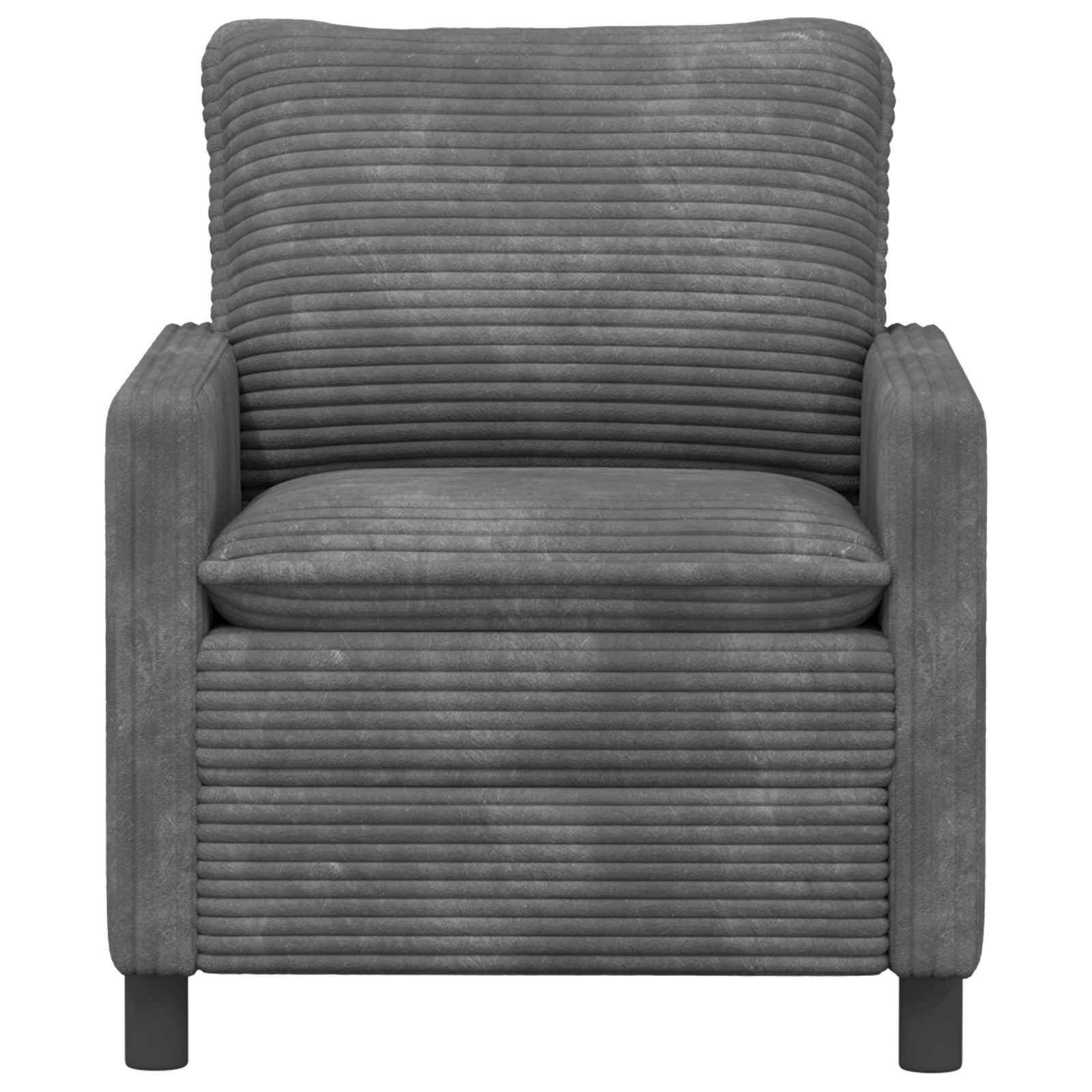 Bank Lichtgrijs 76 x 81 x 87,5 cm Polyester – afbeelding 3