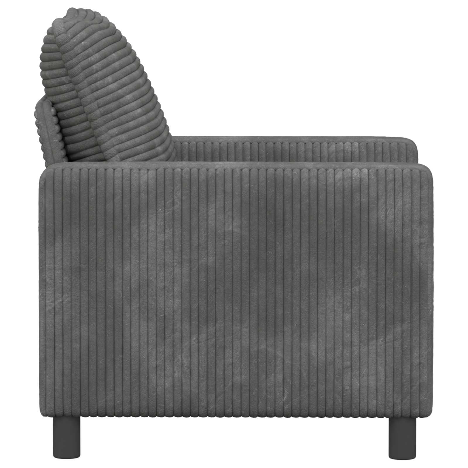 Bank Lichtgrijs 76 x 81 x 87,5 cm Polyester – afbeelding 4