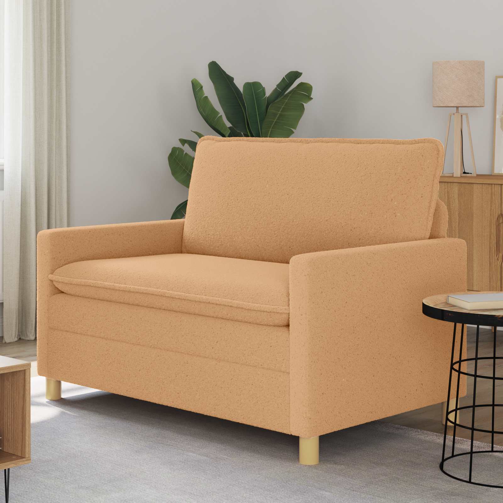 Bank Beige 126 x 81 x 87,5 cm Stof