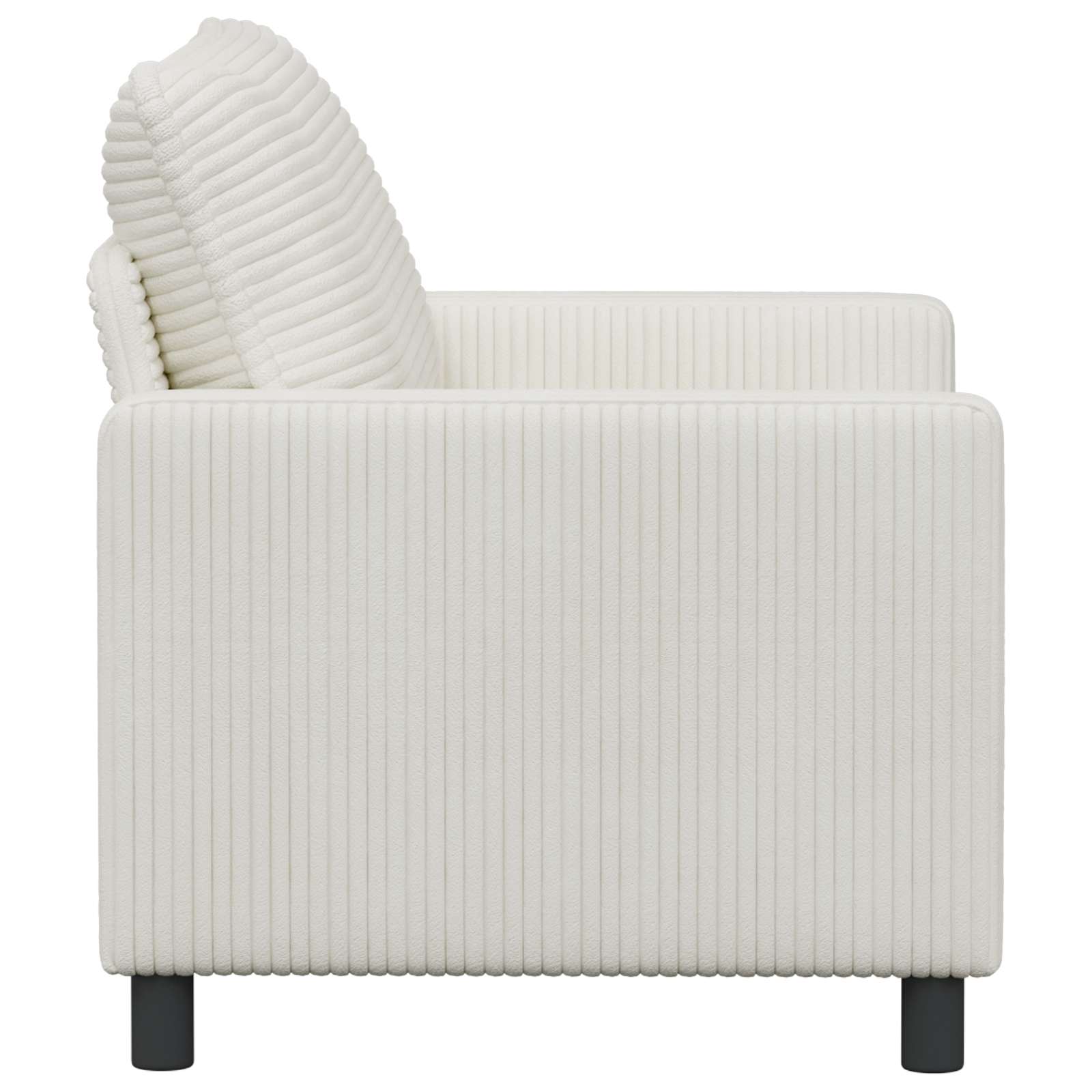 Bank Crèmekleurig 126 x 81 x 87,5 cm Polyester – afbeelding 4
