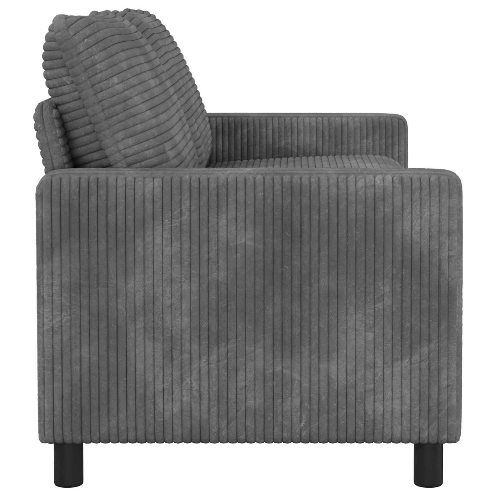 Bank Lichtgrijs 156 x 81 x 87,5 cm Polyester – afbeelding 4