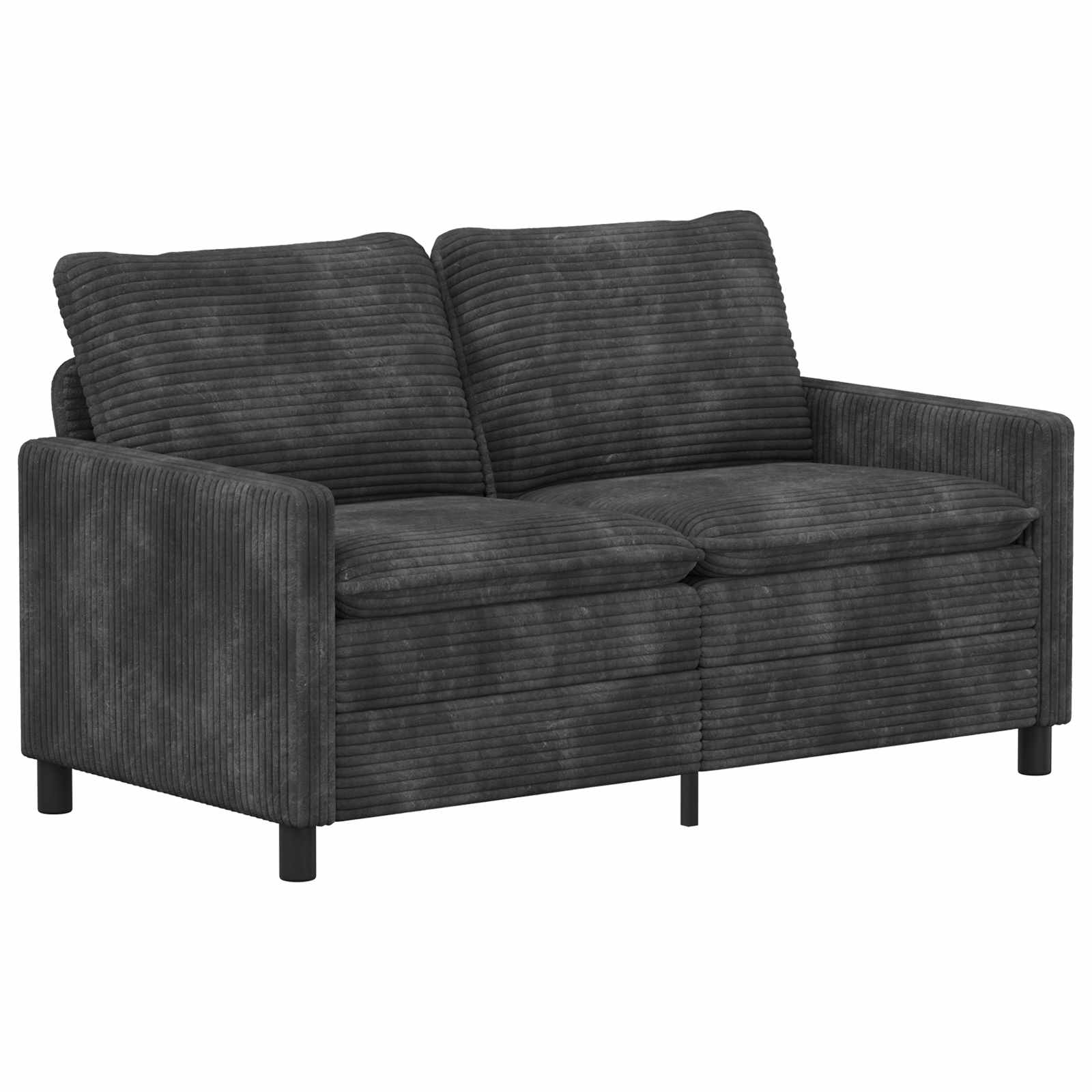 Bank Donkergrijs 156 x 81 x 87,5 cm Polyester – afbeelding 2