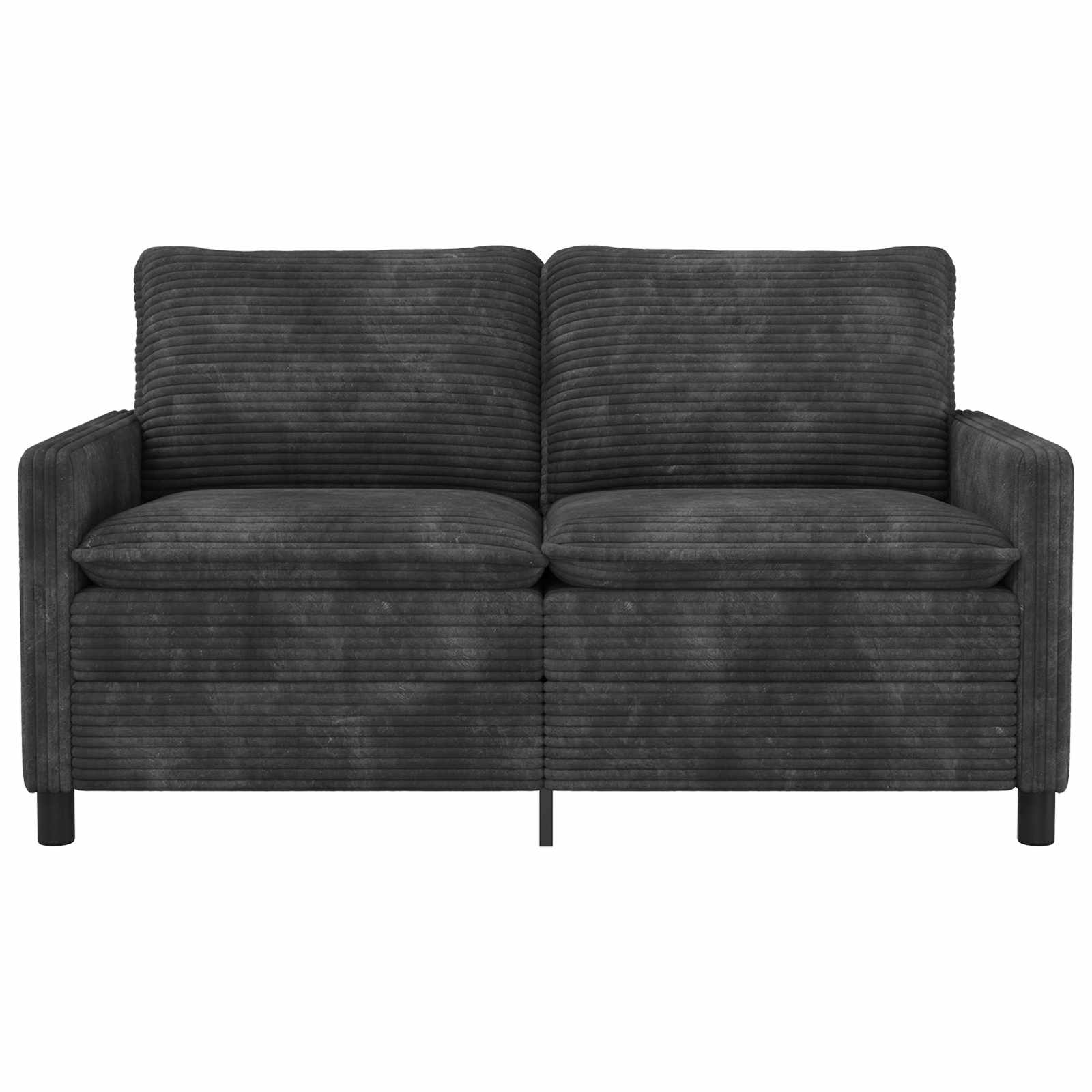 Bank Donkergrijs 156 x 81 x 87,5 cm Polyester – afbeelding 3