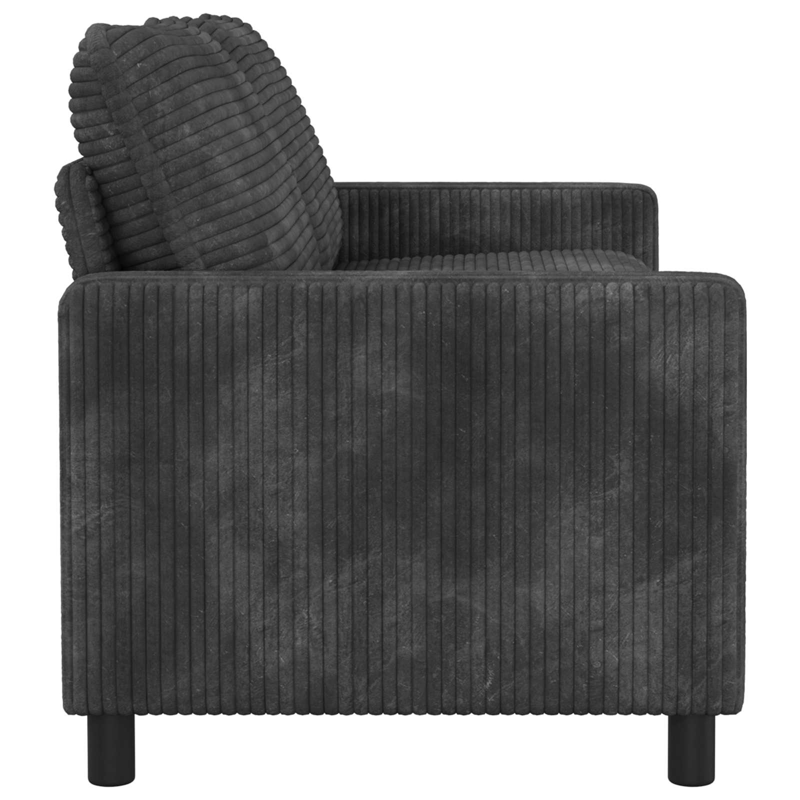Bank Donkergrijs 156 x 81 x 87,5 cm Polyester – afbeelding 4