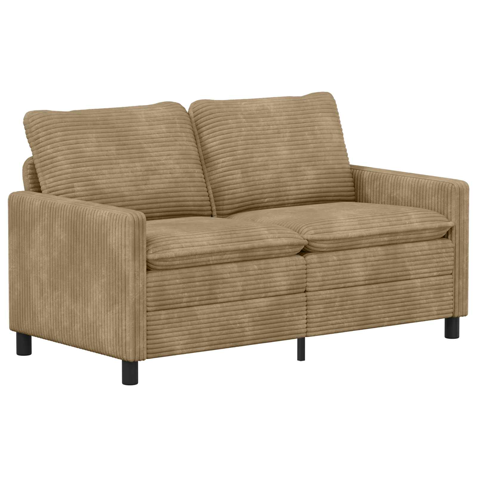 Bank Taupe 156 x 81 x 87,5 cm Polyester – afbeelding 2