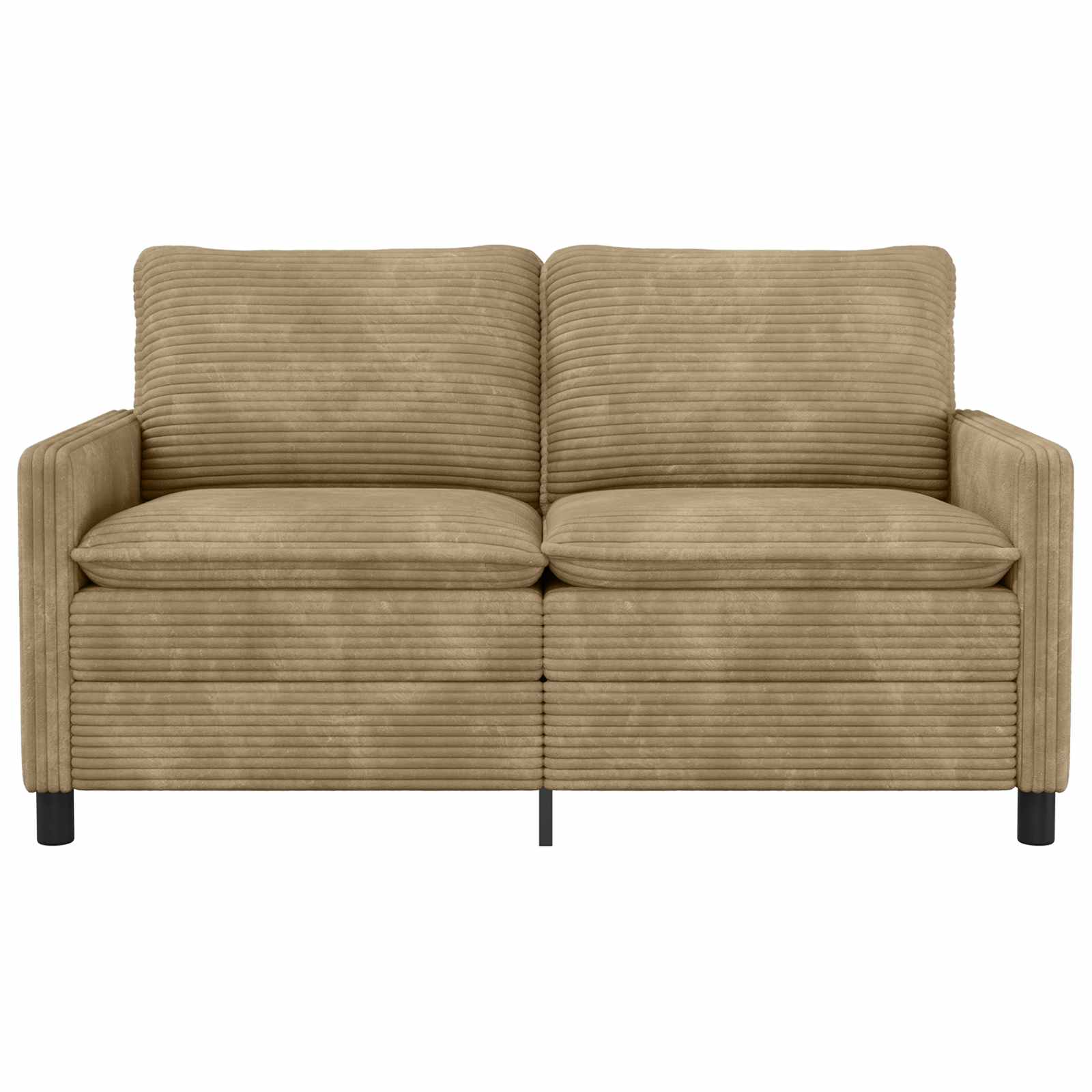 Bank Taupe 156 x 81 x 87,5 cm Polyester – afbeelding 3