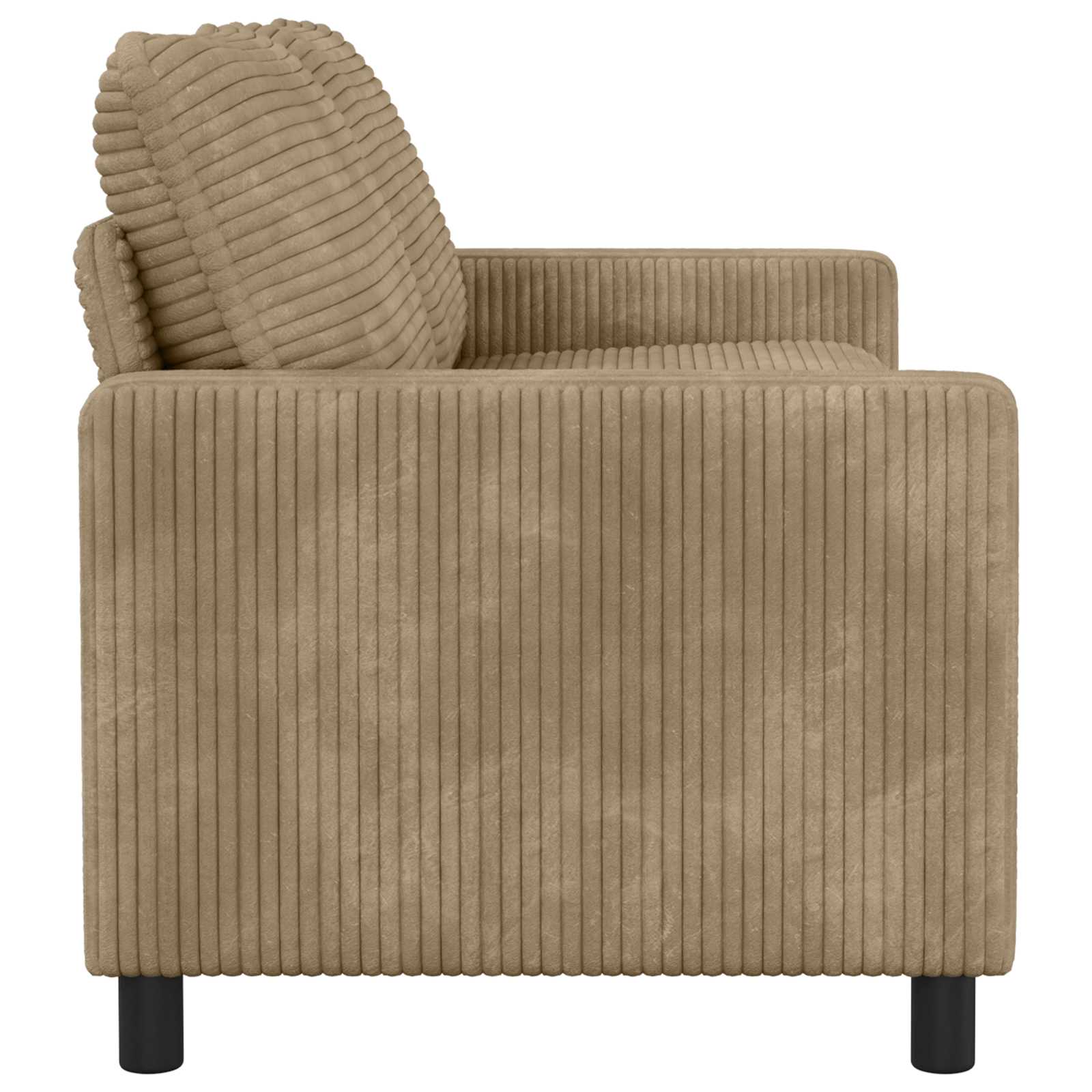 Bank Taupe 156 x 81 x 87,5 cm Polyester – afbeelding 4