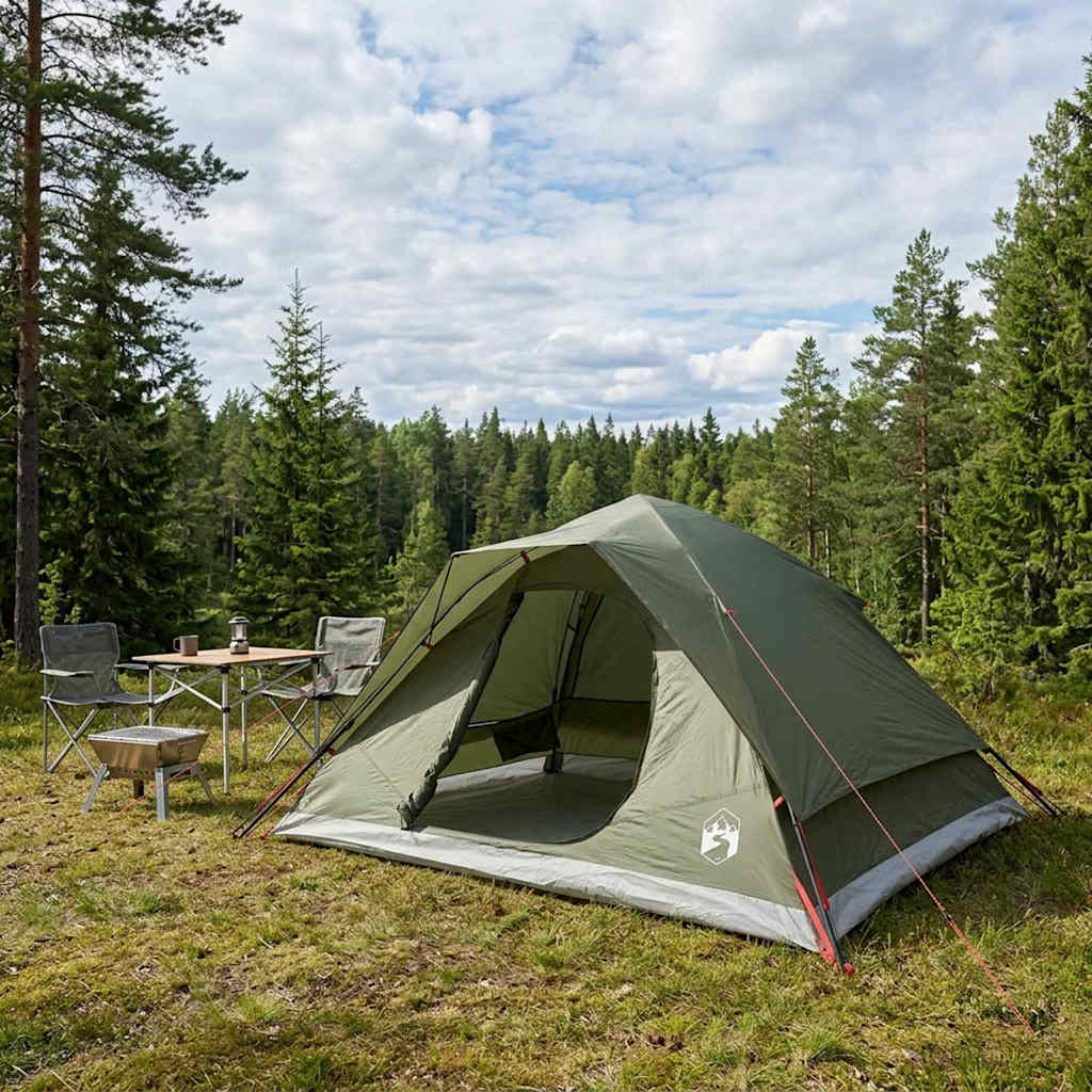 Directe Tent Olijfgroen 305 x 215 x 140 cm Polyester en staal
