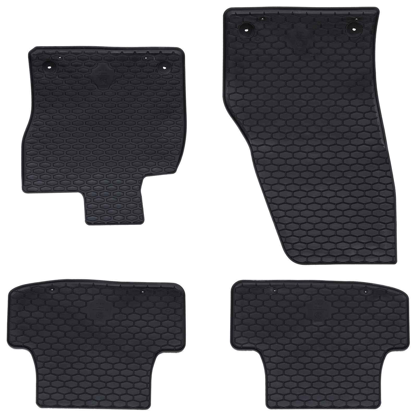 Autobodemmat 4 pcs Zwart geschikt voor VW T-ROC 2017- Rubber