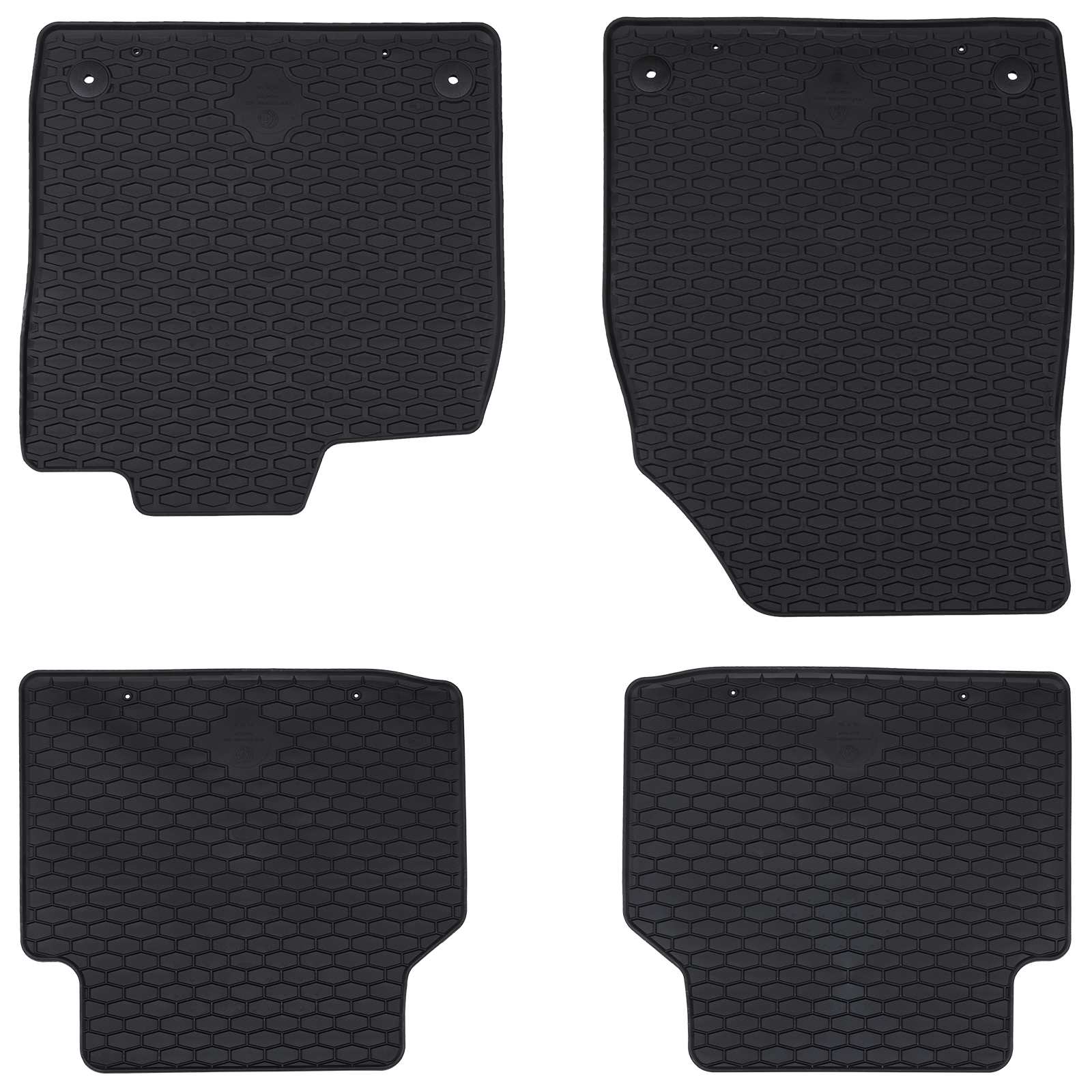 Autobodemmat 4 pcs Zwart Geschikt voor Audi Q4 etron 2022-