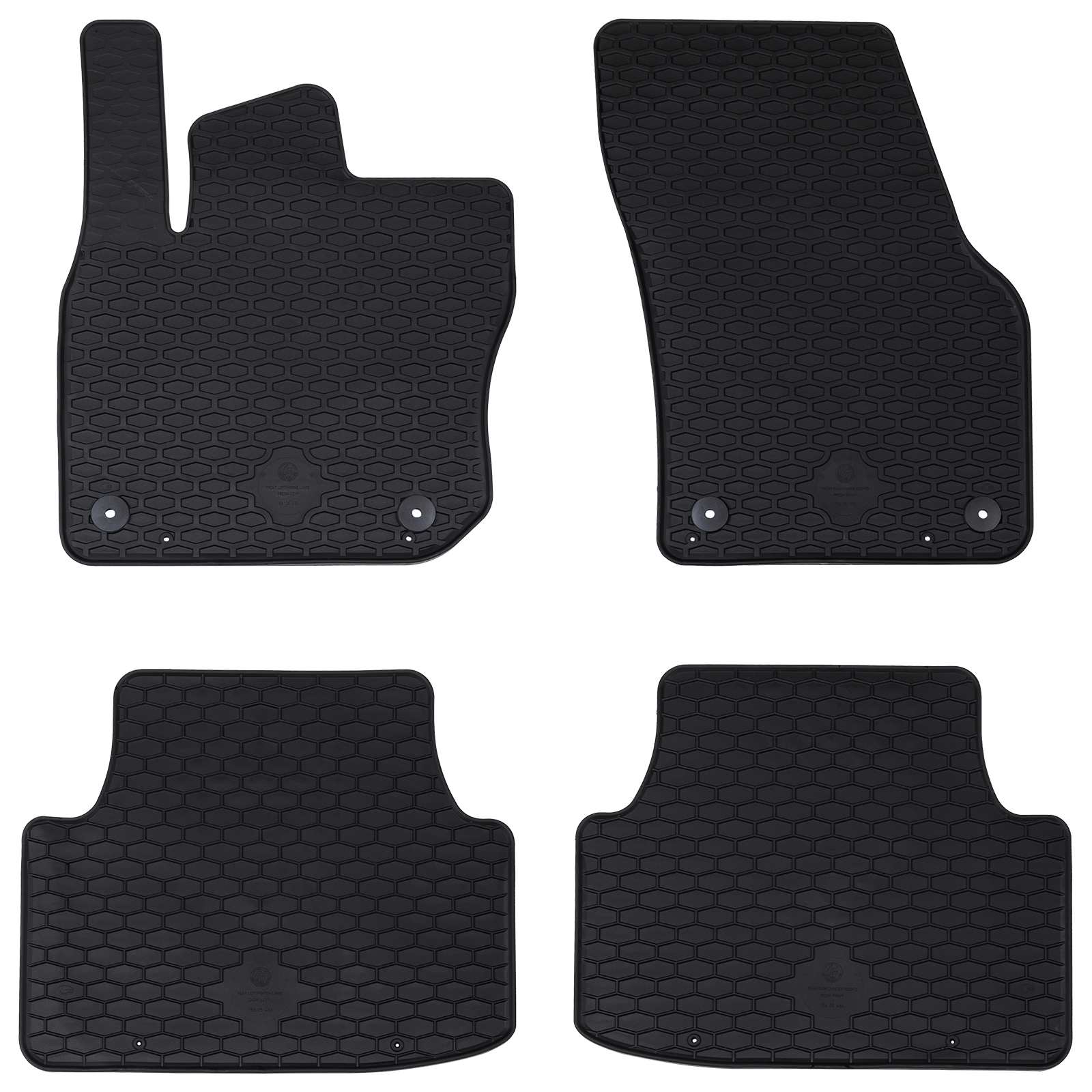 Autobodemmat 4 pcs Zwart geschikt voor VW TIGUAN TDI 2024-