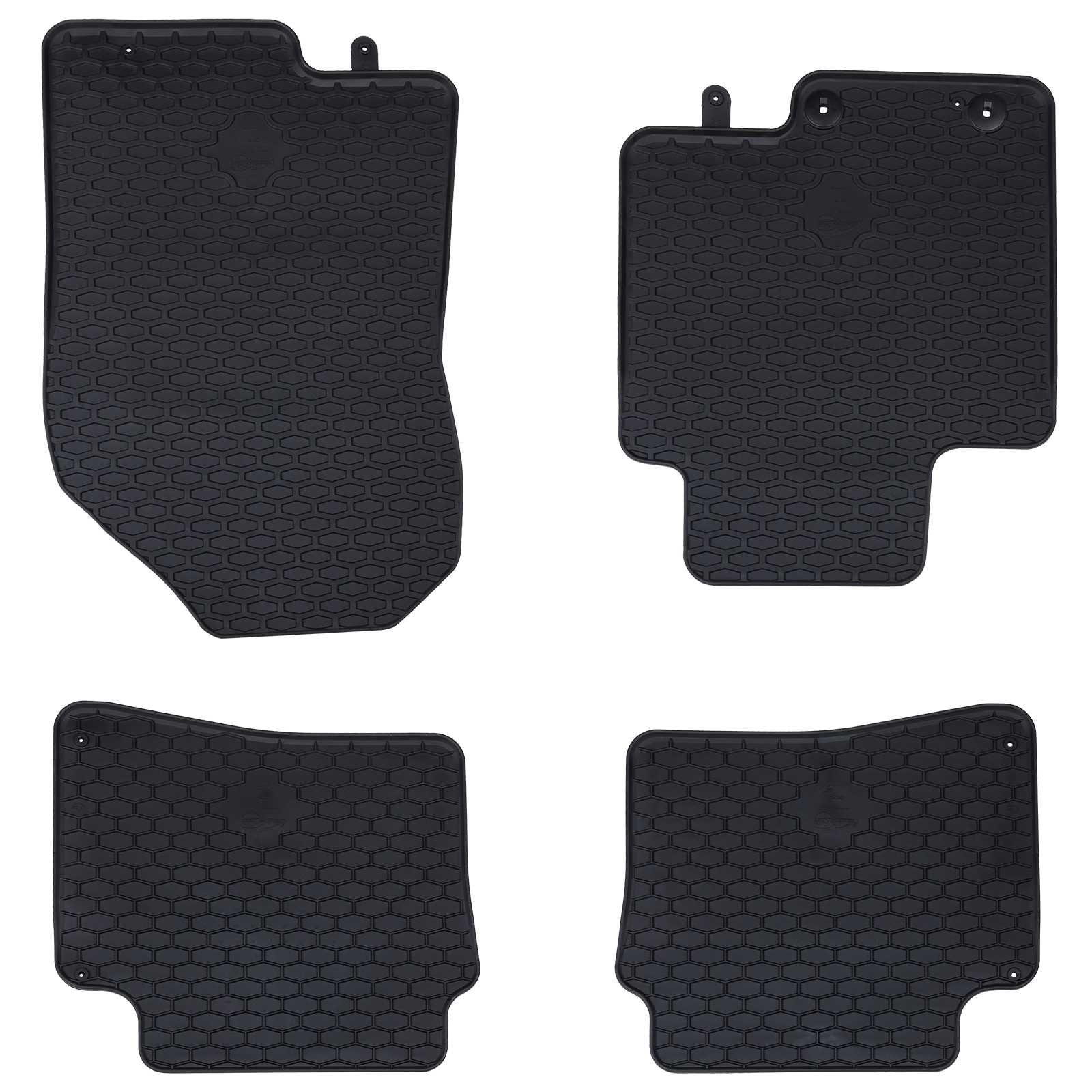 Autobodemmat 4 pcs Zwart geschikt voor Hyundai i20 2020- Rubber