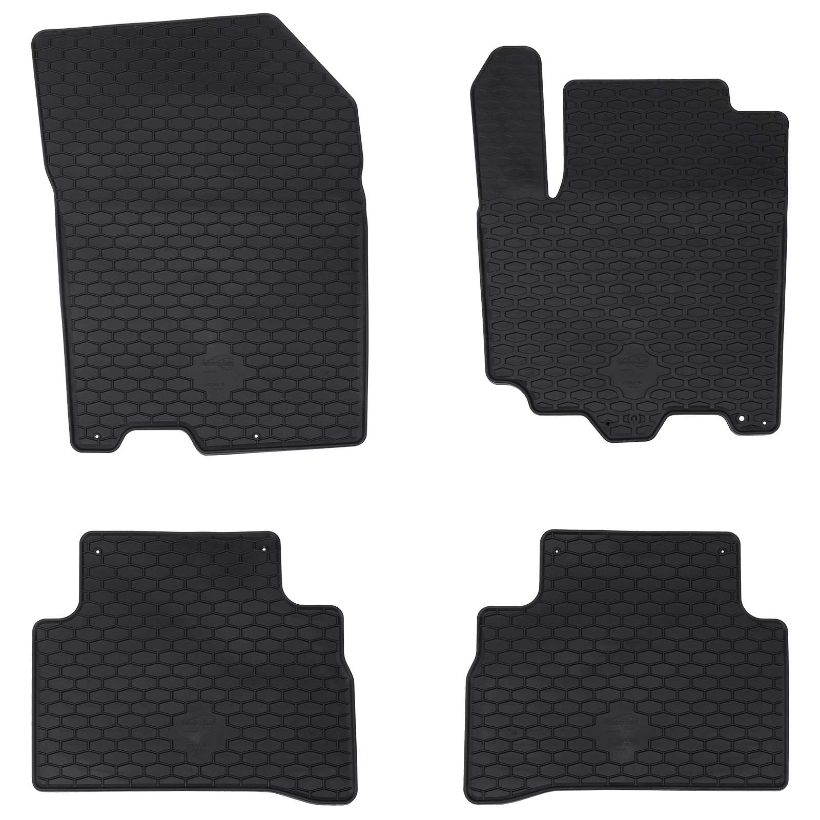 Autobodemmat 4 pcs Zwart Geschikt voor Suzuki VITARA 2015-