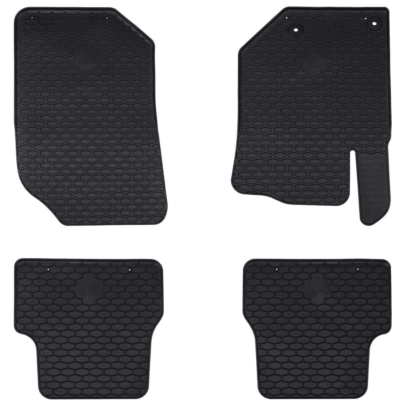 Autobodemmat 4 pcs Zwart geschikt voor DS3 2019- Rubber