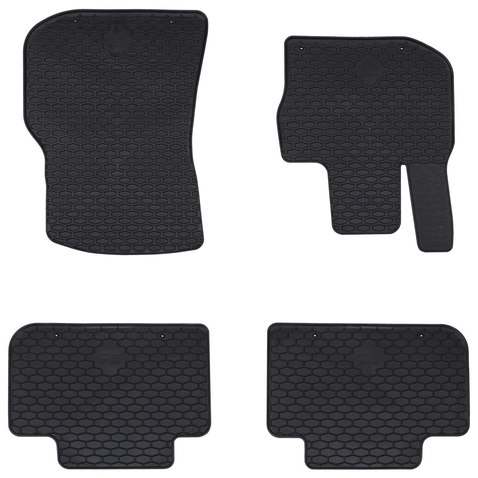 Autobodemmat 4 pcs Zwart Geschikt voor BMW X3, X4 2018-4D Aft