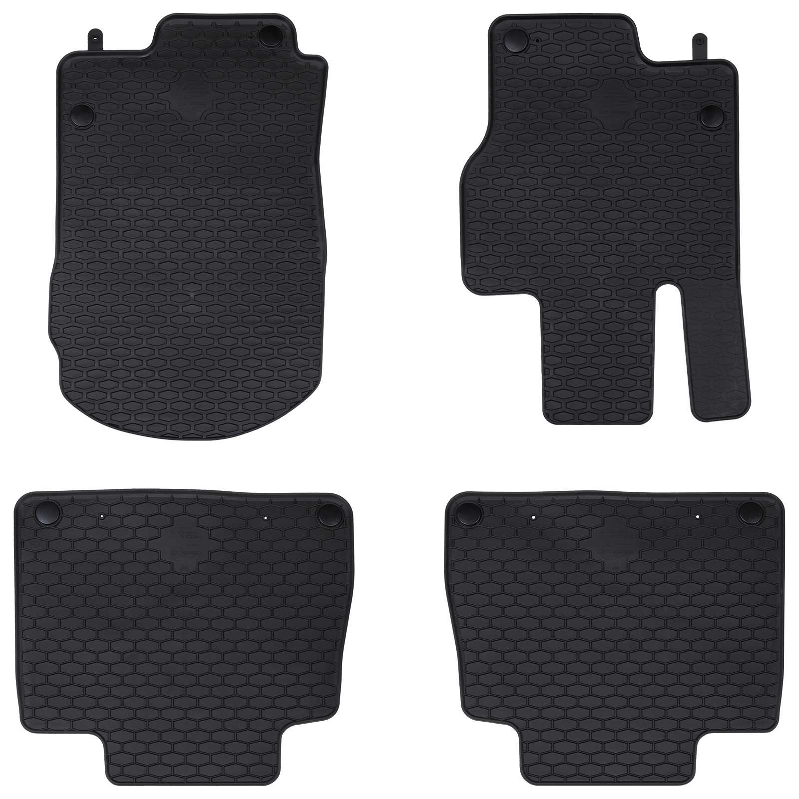 Autobodemmat 4 pcs Zwart Geschikt voor MB GLE , GLS 2019-