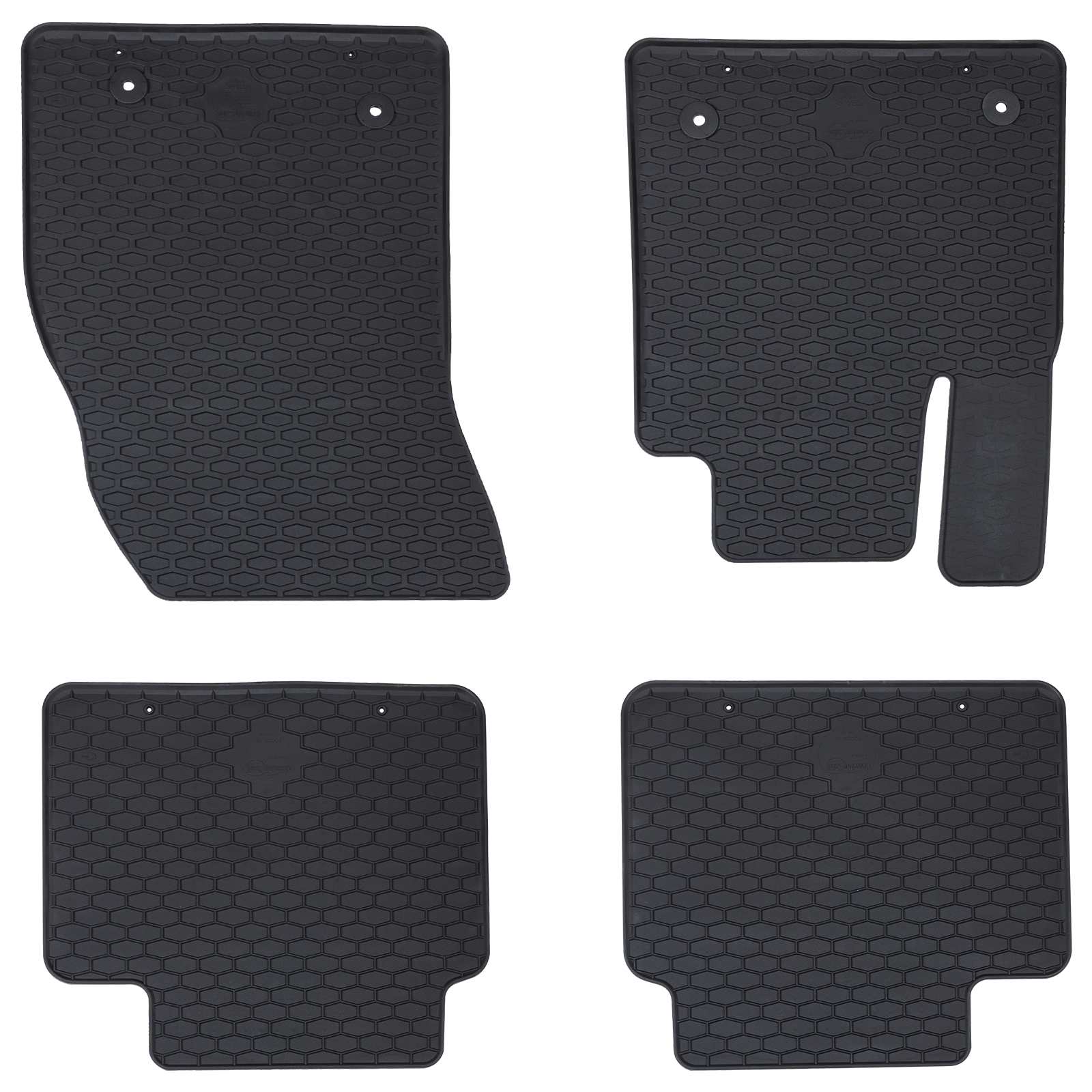Autobodemmat 4 pcs Zwart geschikt voor Ford Focus 2018- 4D Aft.