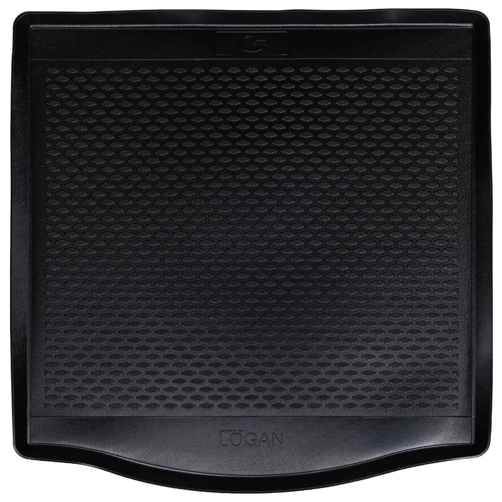 Kofferbakmat Zwart geschikt voor DACIA LOGAN 2012-2020 Rubber