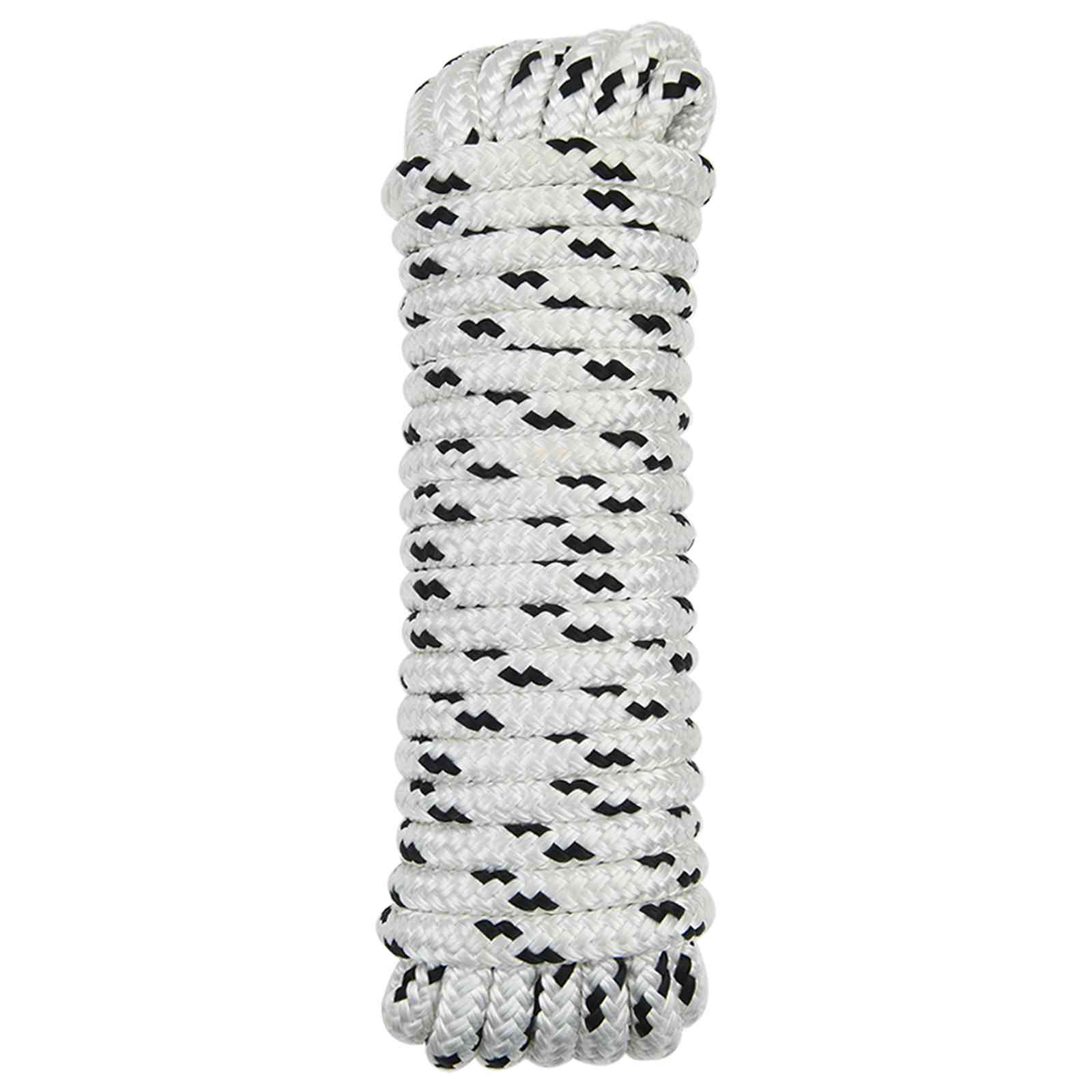 Boottouw 12 m 1.4 Wit en zwart Polyester