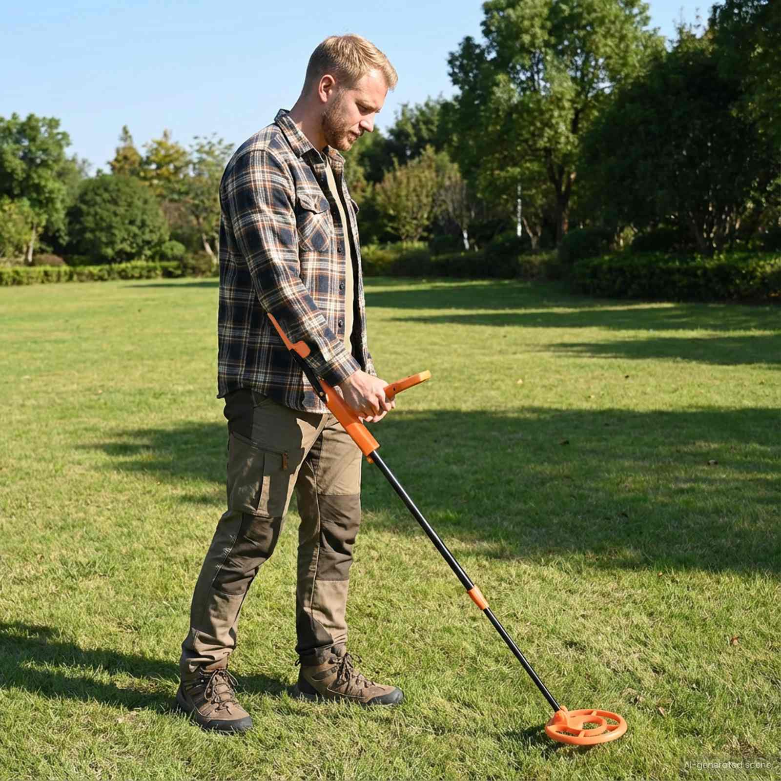 Metalen Detector met LCD Scherm 2 Modellen 19 cm Spoel Geel
