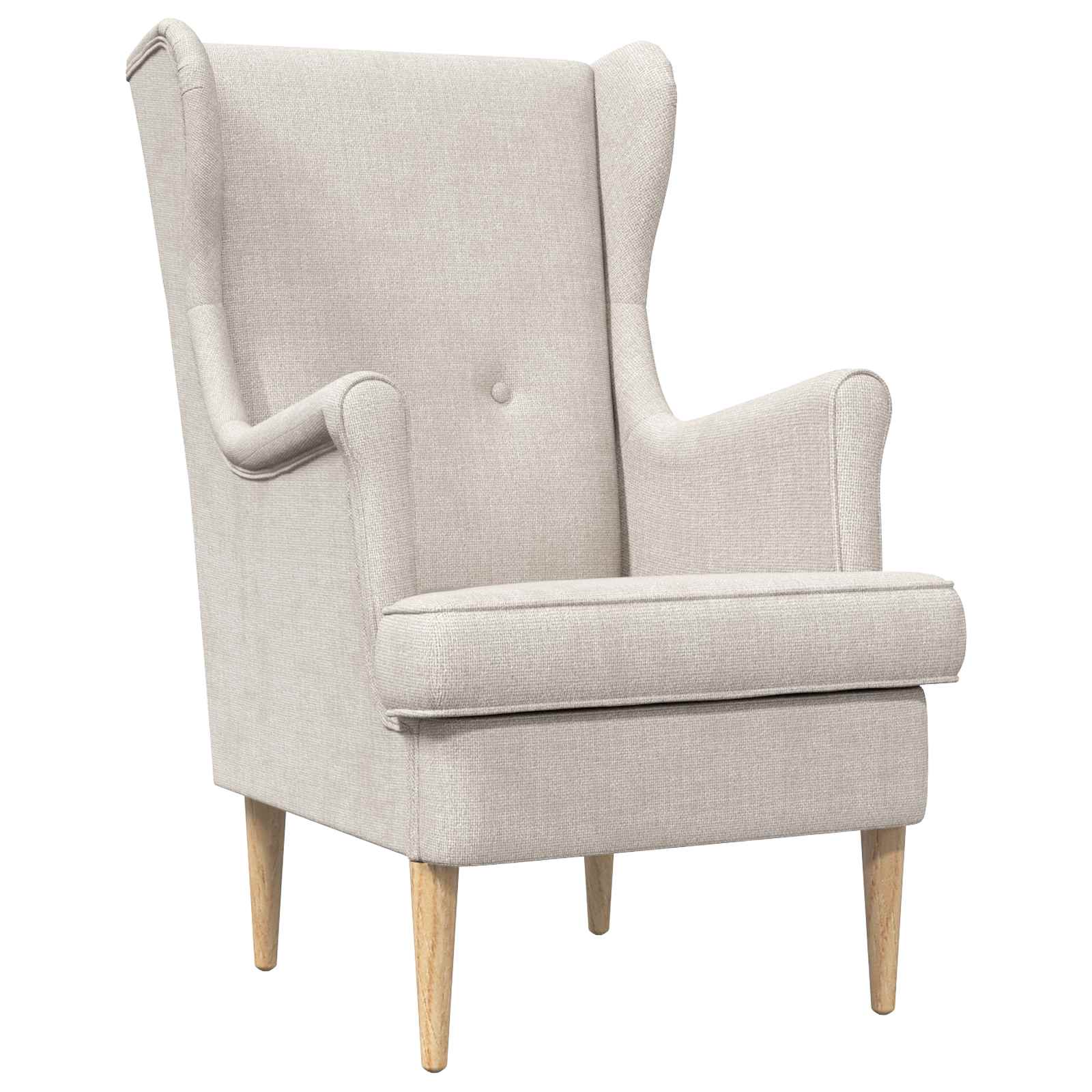 Fauteuil Crèmekleurig ARES – afbeelding 2