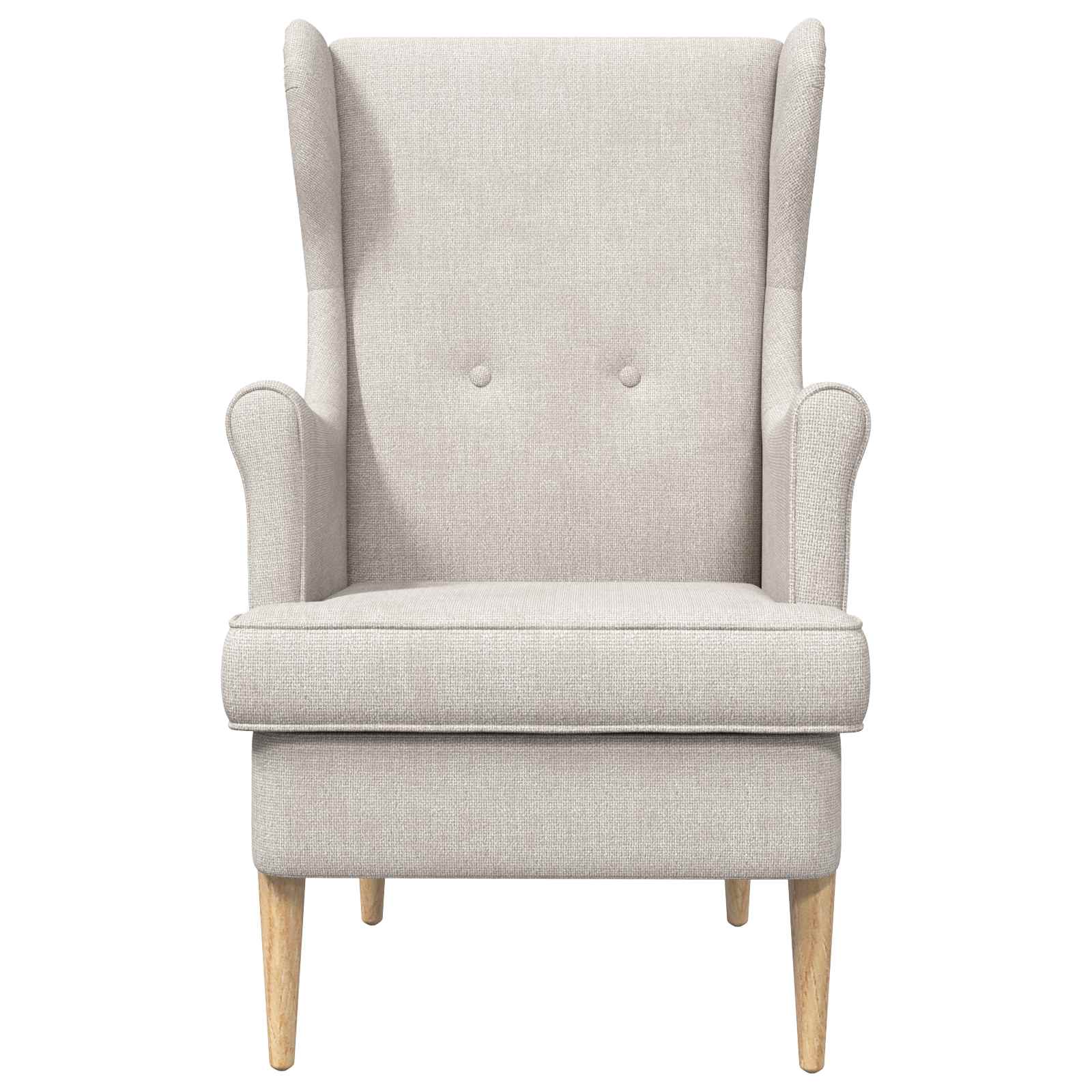 Fauteuil Crèmekleurig ARES – afbeelding 4