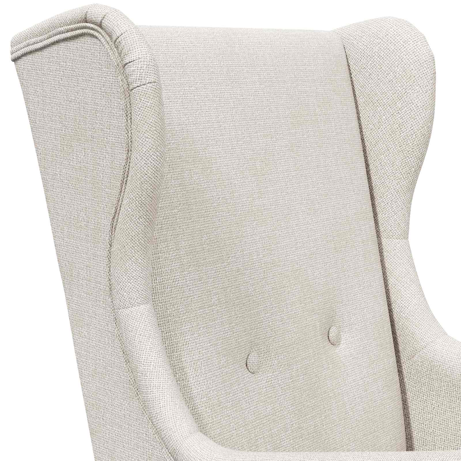Fauteuil Crèmekleurig ARES – afbeelding 8