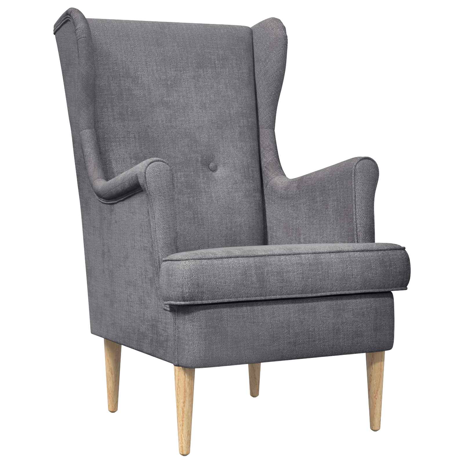 Fauteuil Lichtgrijs ARES – afbeelding 2