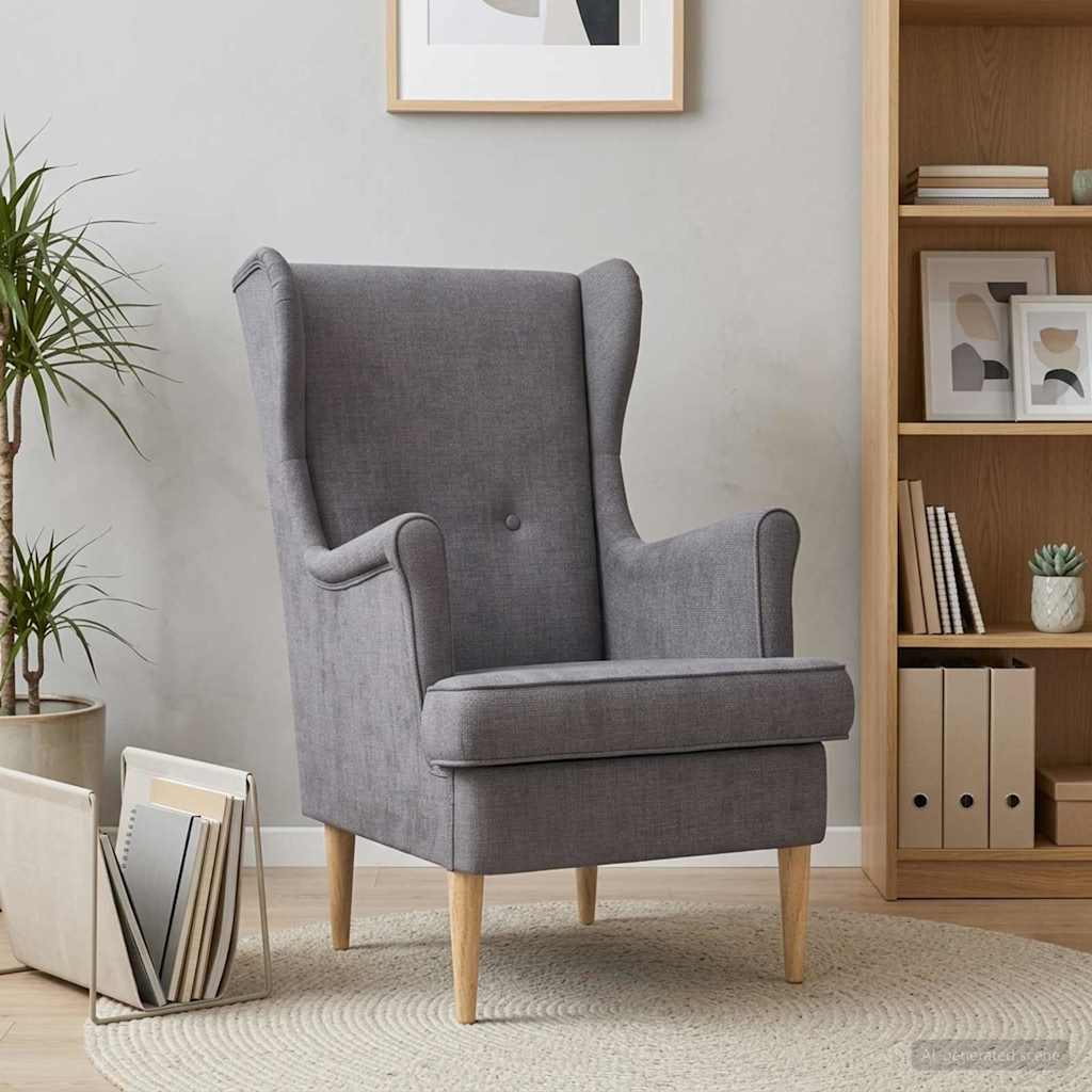 Fauteuil Lichtgrijs ARES – afbeelding 3