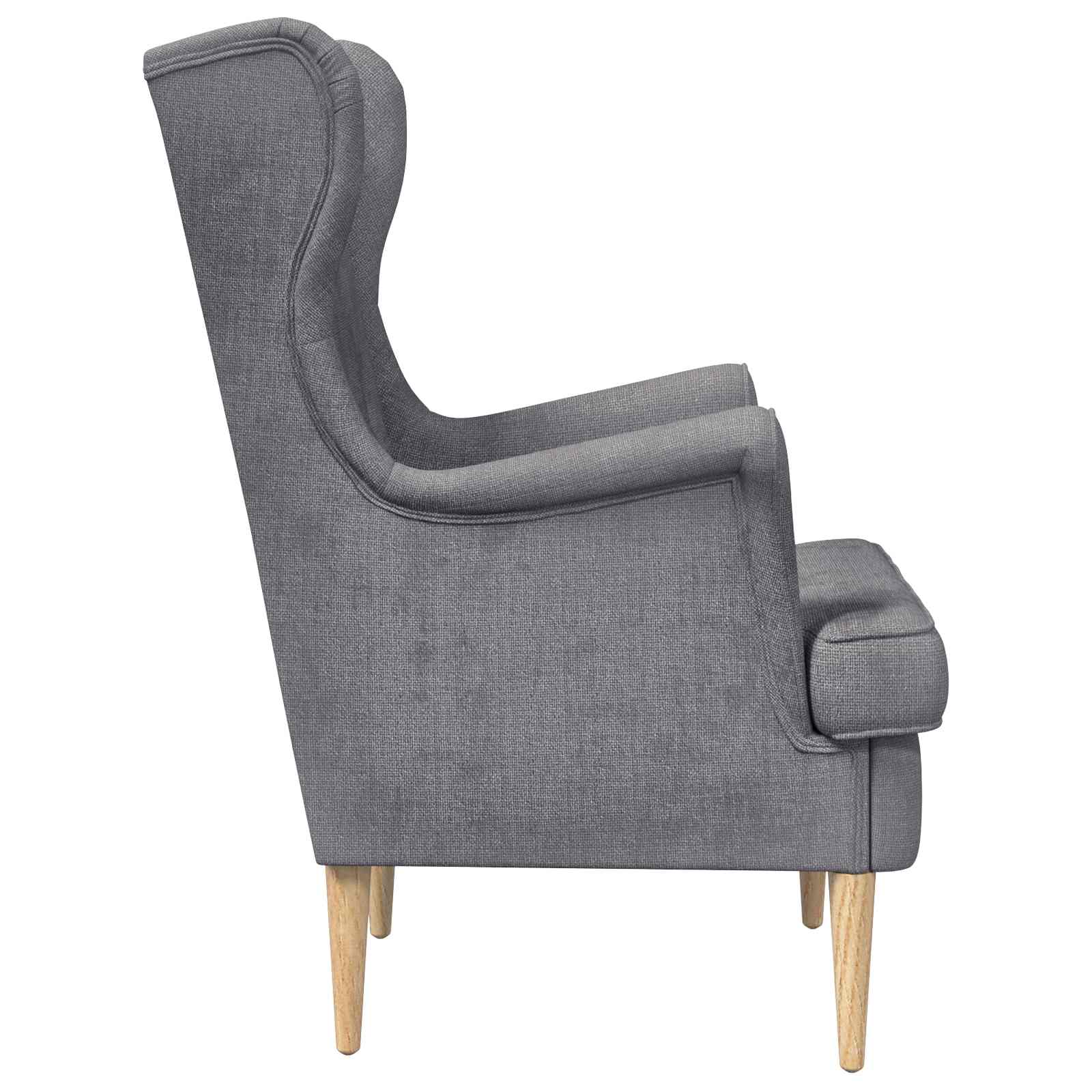 Fauteuil Lichtgrijs ARES – afbeelding 5
