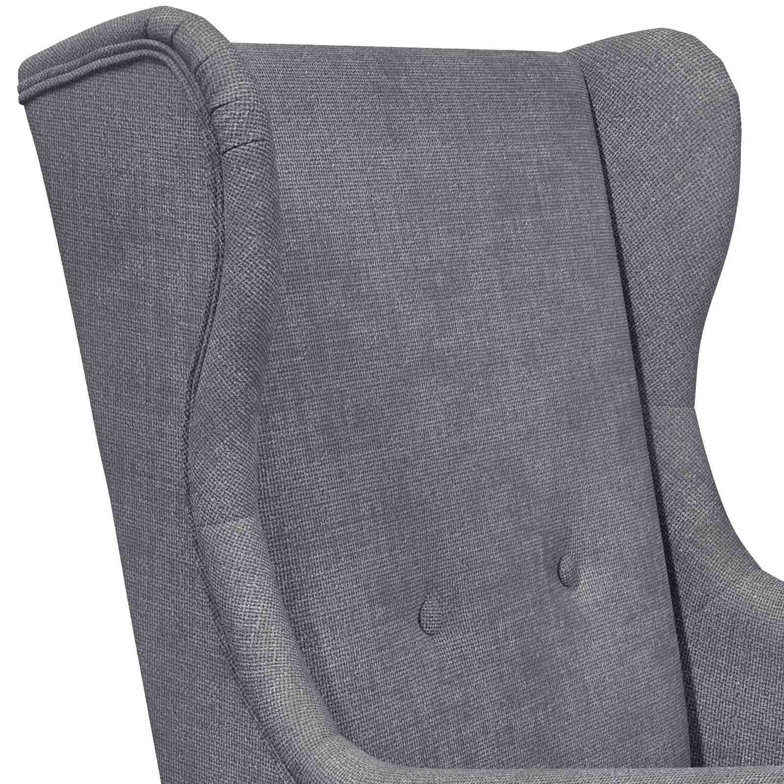 Fauteuil Lichtgrijs ARES – afbeelding 8