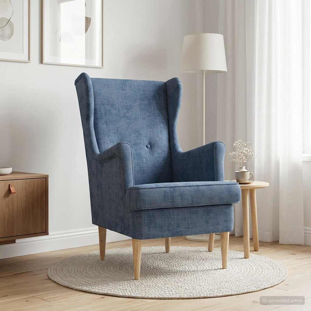 Fauteuil Blauw ARES – afbeelding 1