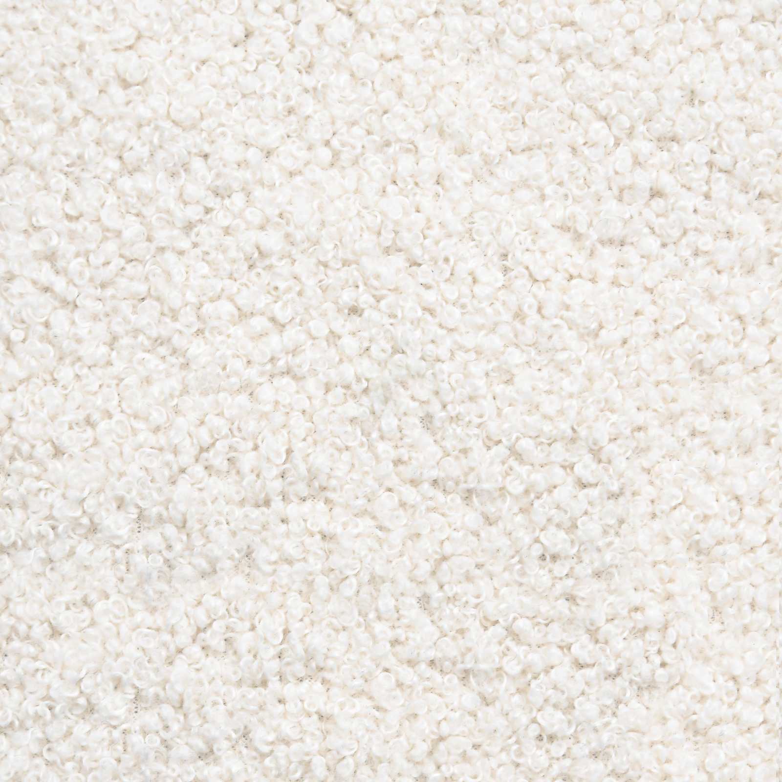 Voetenbank Crèmekleurig 55 x 35 x 41 cm Bouclé – afbeelding 6