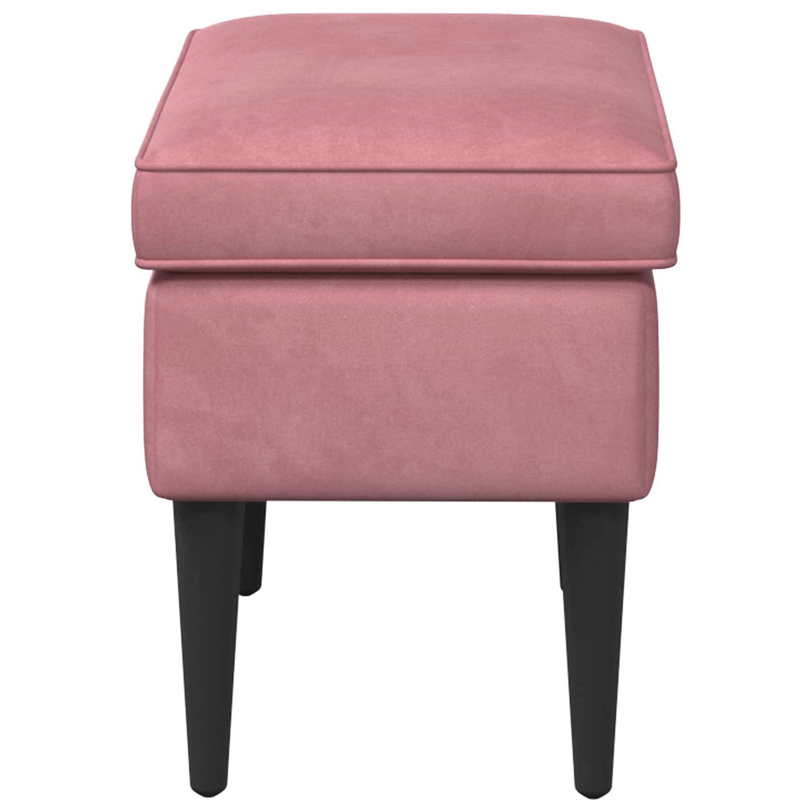 Voetenbank Roze 55 x 35 x 41 cm Fluweel – afbeelding 4