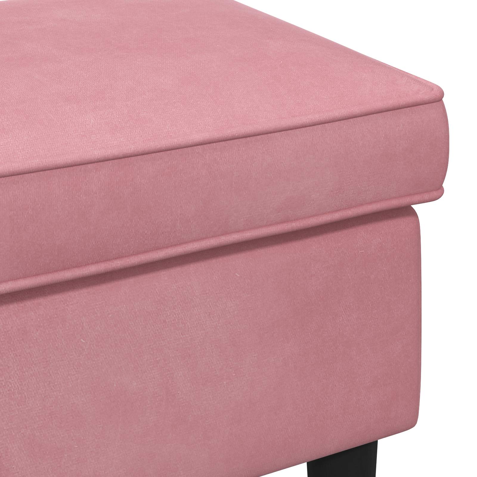 Voetenbank Roze 55 x 35 x 41 cm Fluweel – afbeelding 5