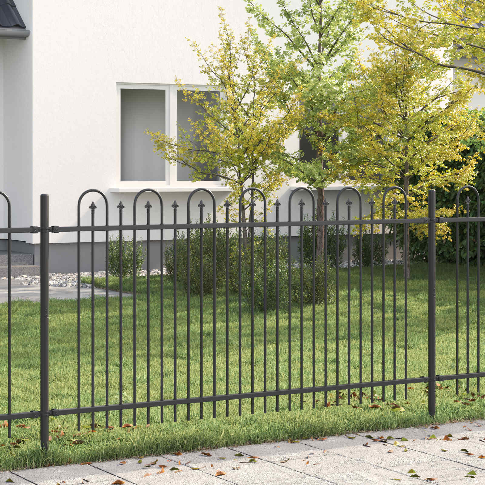 Spike Boog Hek DRONTEN Zwart