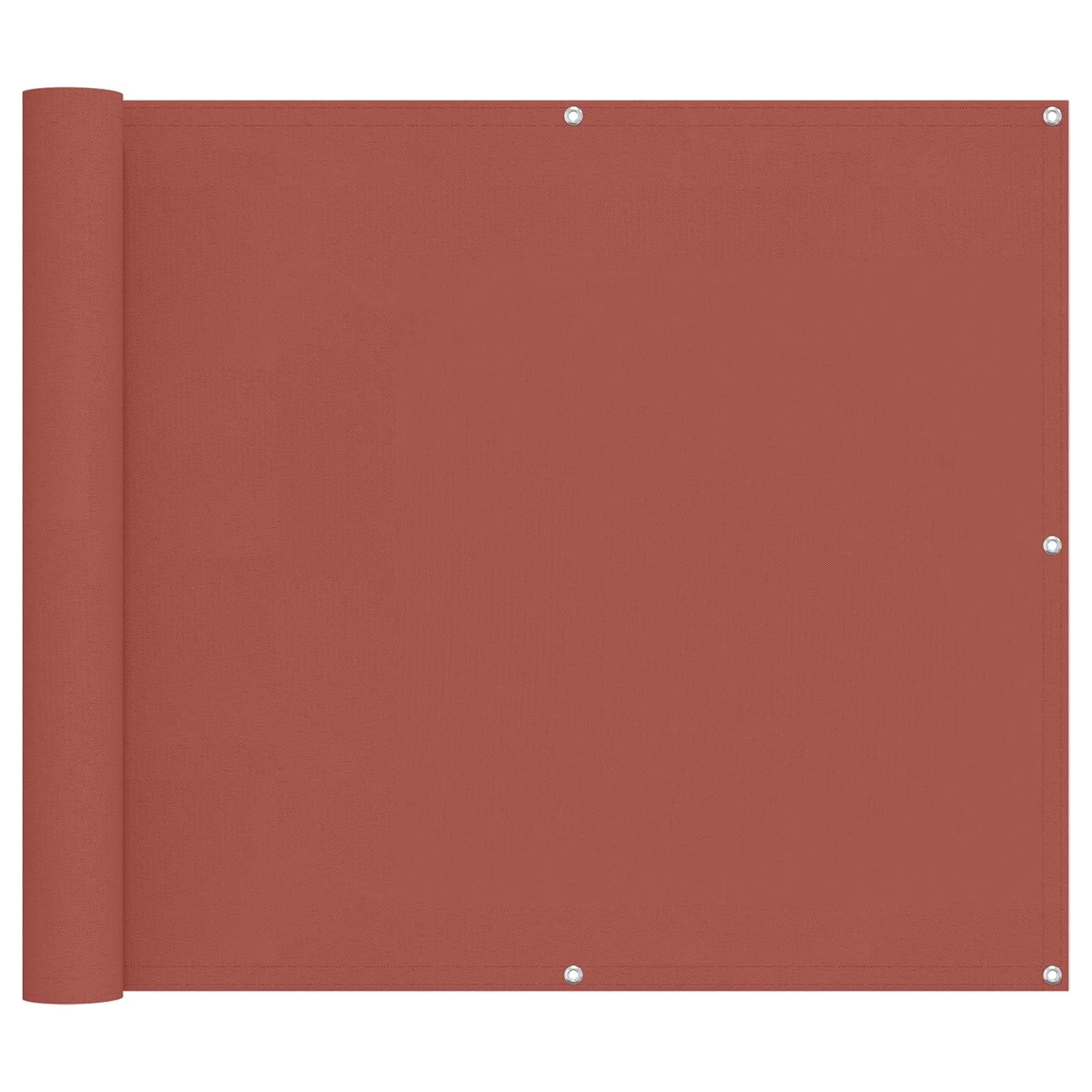 Balkon Scherm Terracotta 100 x 800 cm Oxford Stof – afbeelding 2