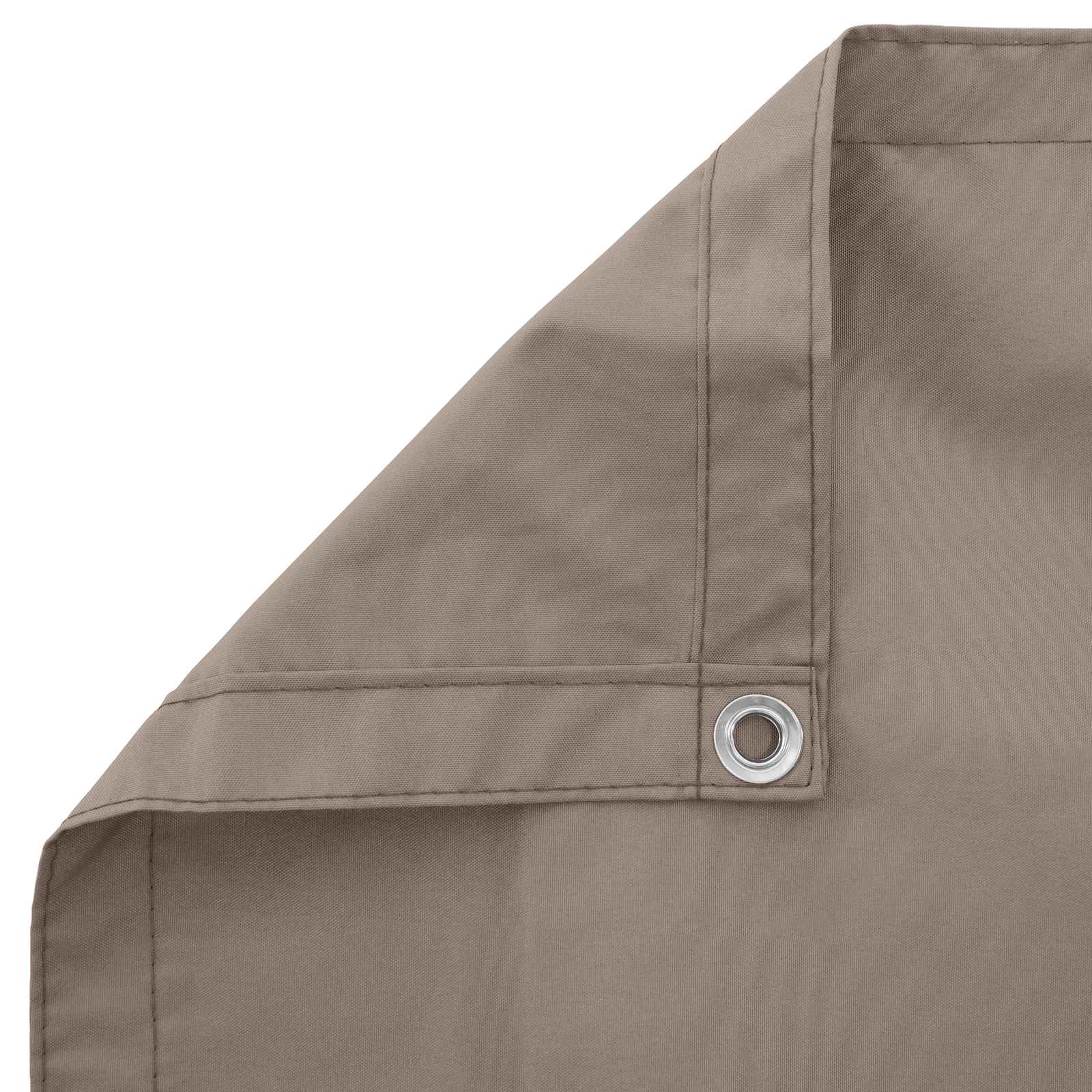 Balkon Scherm Taupe 100 x 600 cm Oxford Stof – afbeelding 4