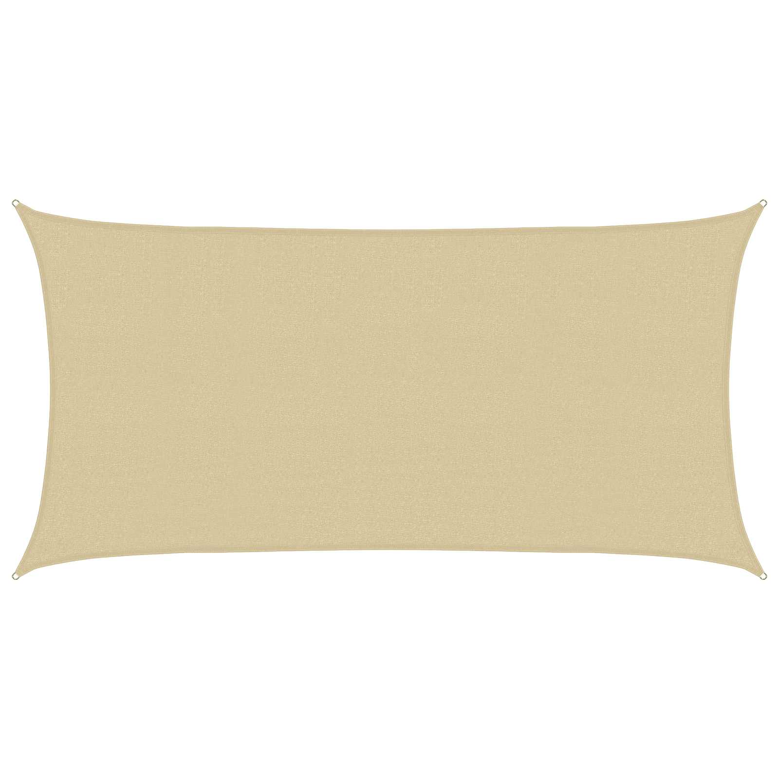 Zonneschaduwzeil Beige 2 x 6 m HDPE